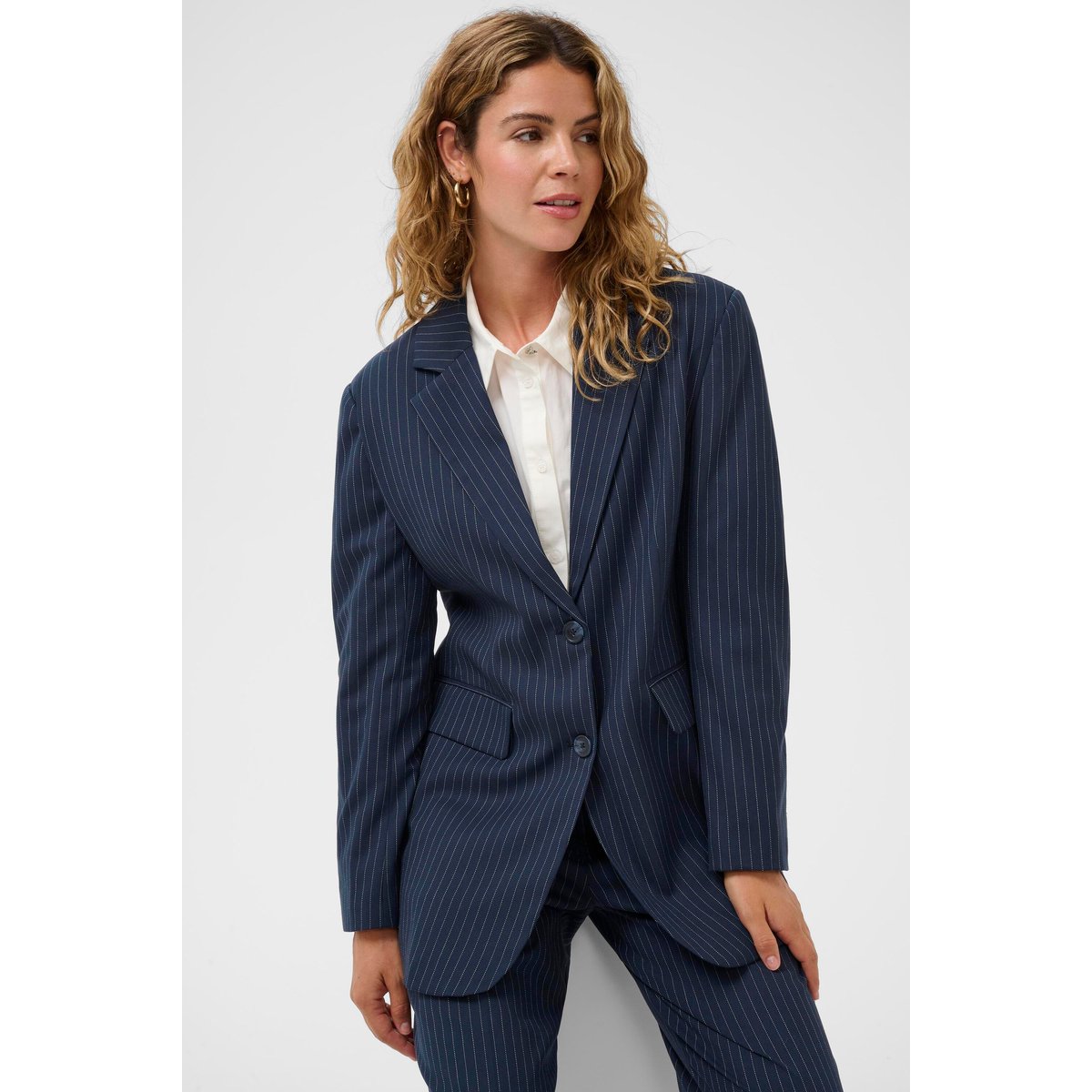 Blazer bleu navy blazer, CREAM