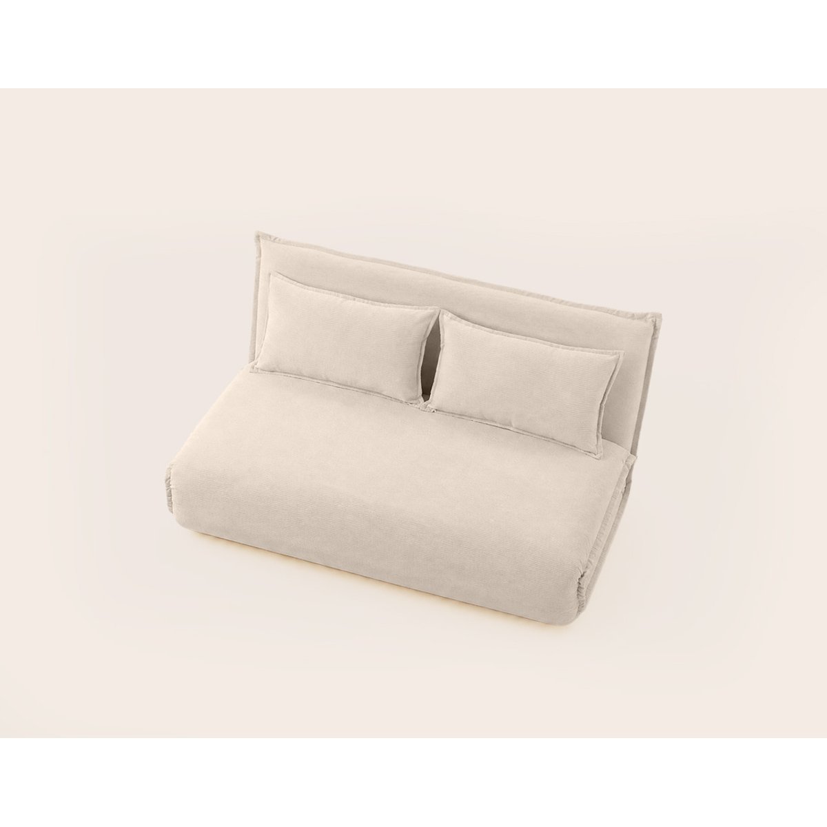 Banquette convertible clic-clac 2 places, CANDICE beige, BEST MOBILIER