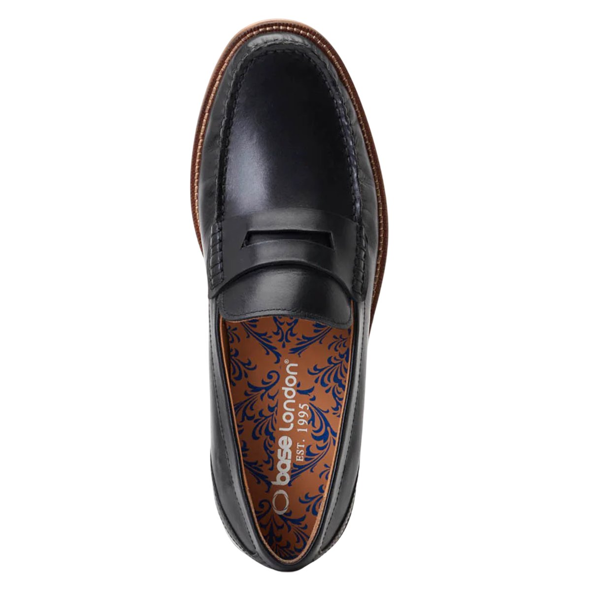 Mocassins Penny GARFIELD noir, BASE LONDON