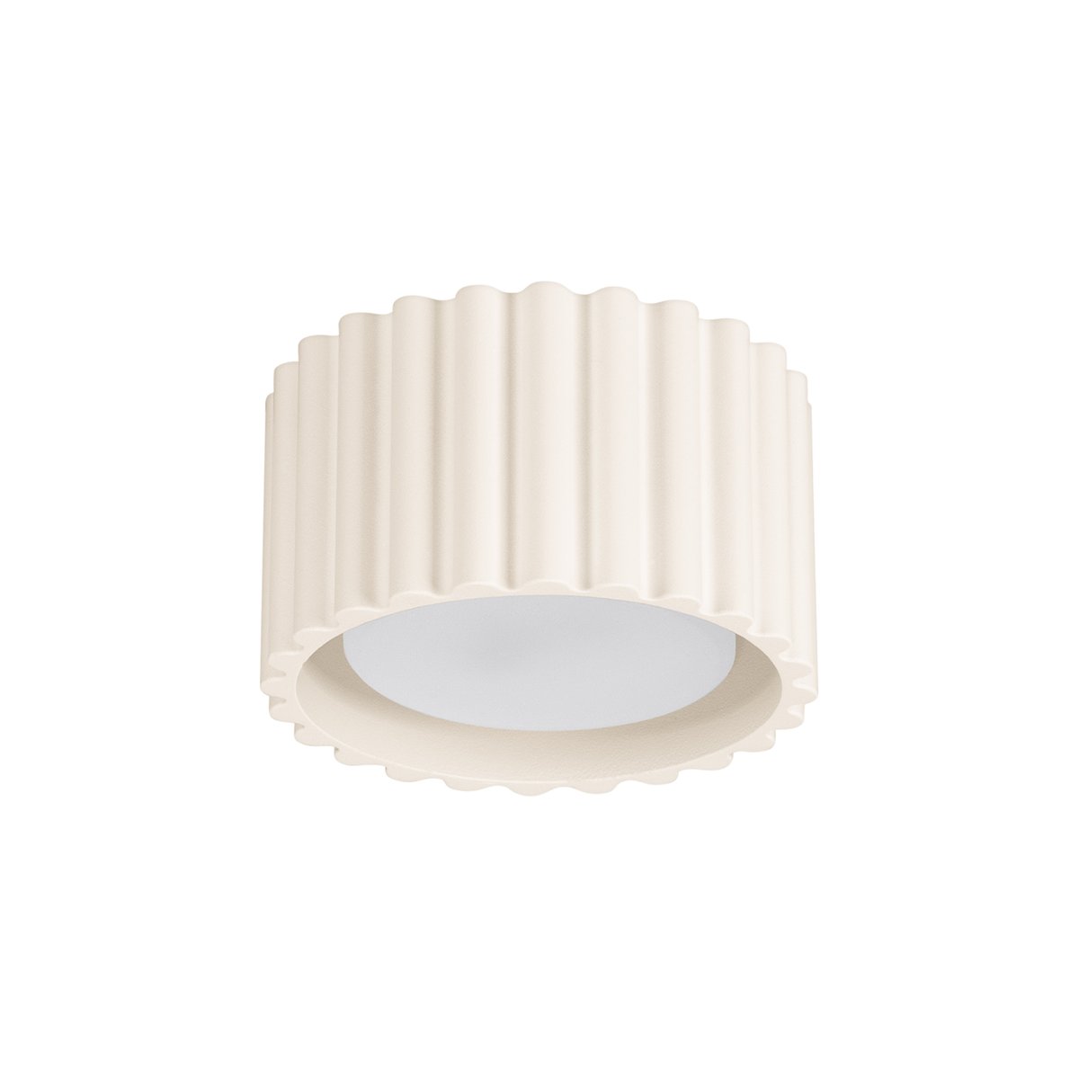 Plafonnier Aluminium Beige Gx53 1 Aura beige, EDEN