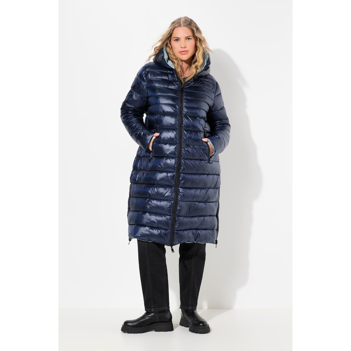 Manteau réversible HYPRAR gris bleu, ULLA POPKEN