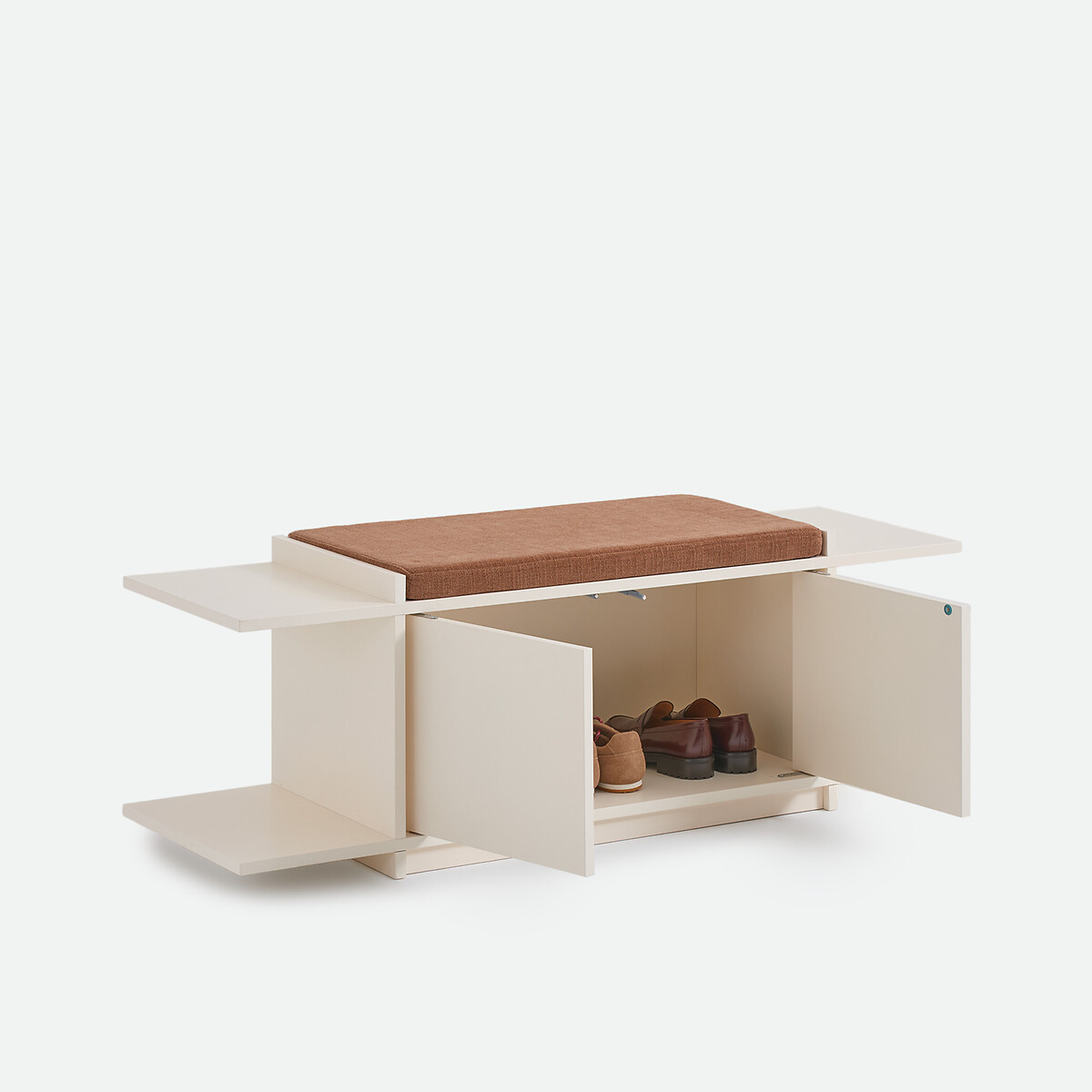 Banc d'entrée, avec coussin d'assise, MILOR ivoire, LA REDOUTE INTERIEURS