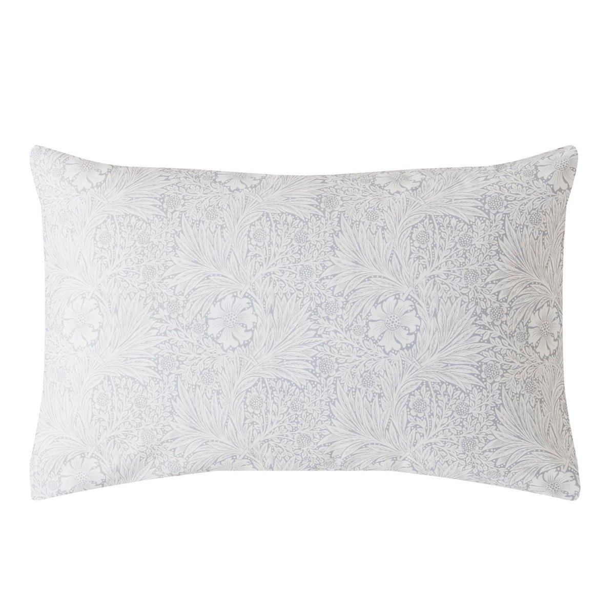 Parure de lit, housse de couette fleurie + 2 taies pour grand  lit 2 personnes Fraisier et grives beige, tonalités douces, WILLIAM MORRIS AT HOME