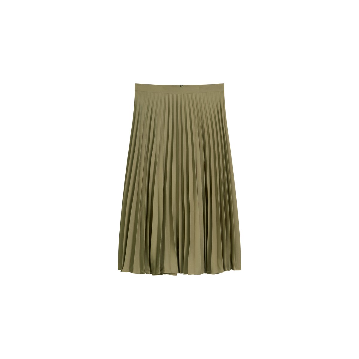 Jupe plissée A-Shape en polyester recyclé gris, MARC O’POLO DENIM