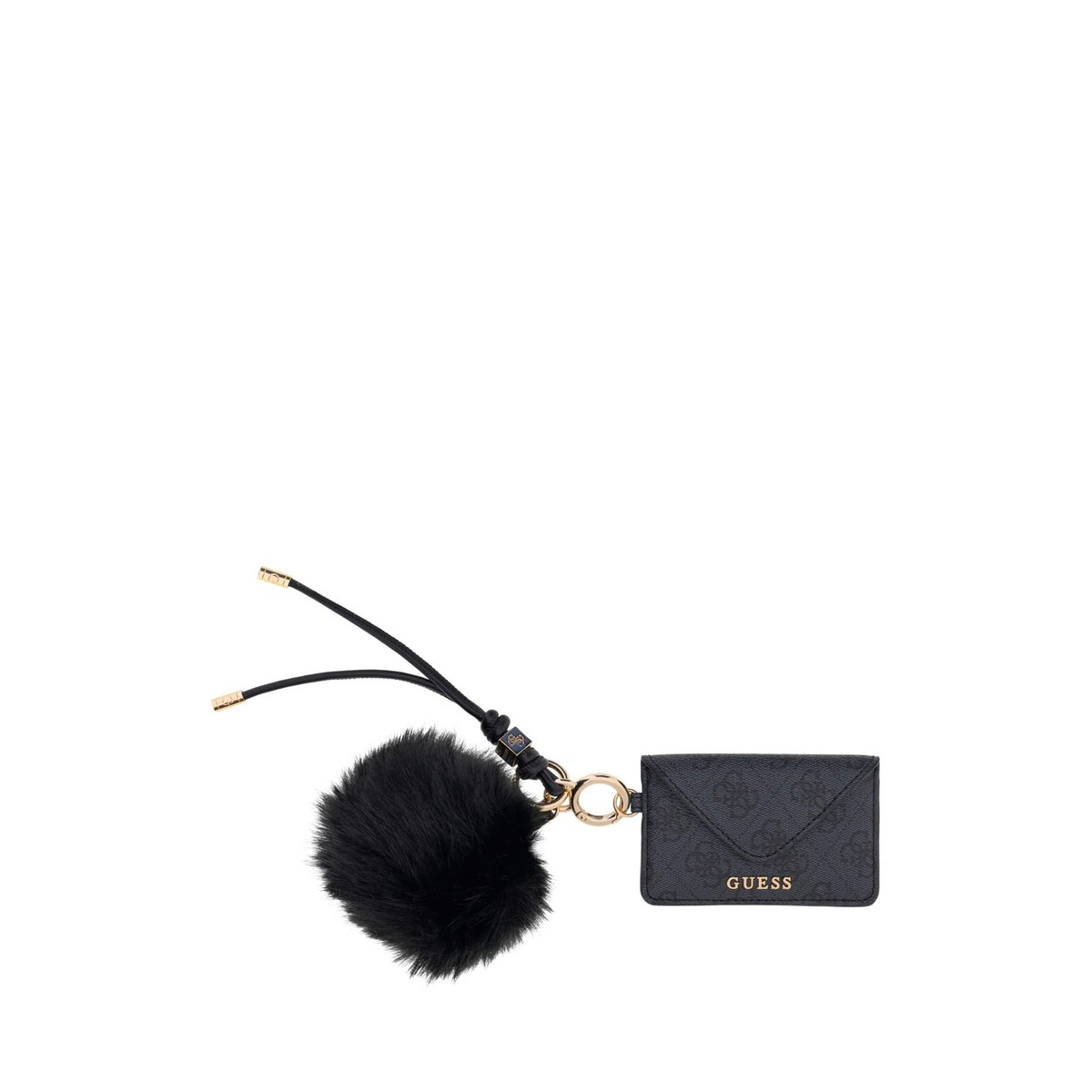 Porte-Clés Logo Yvonne gris, GUESS