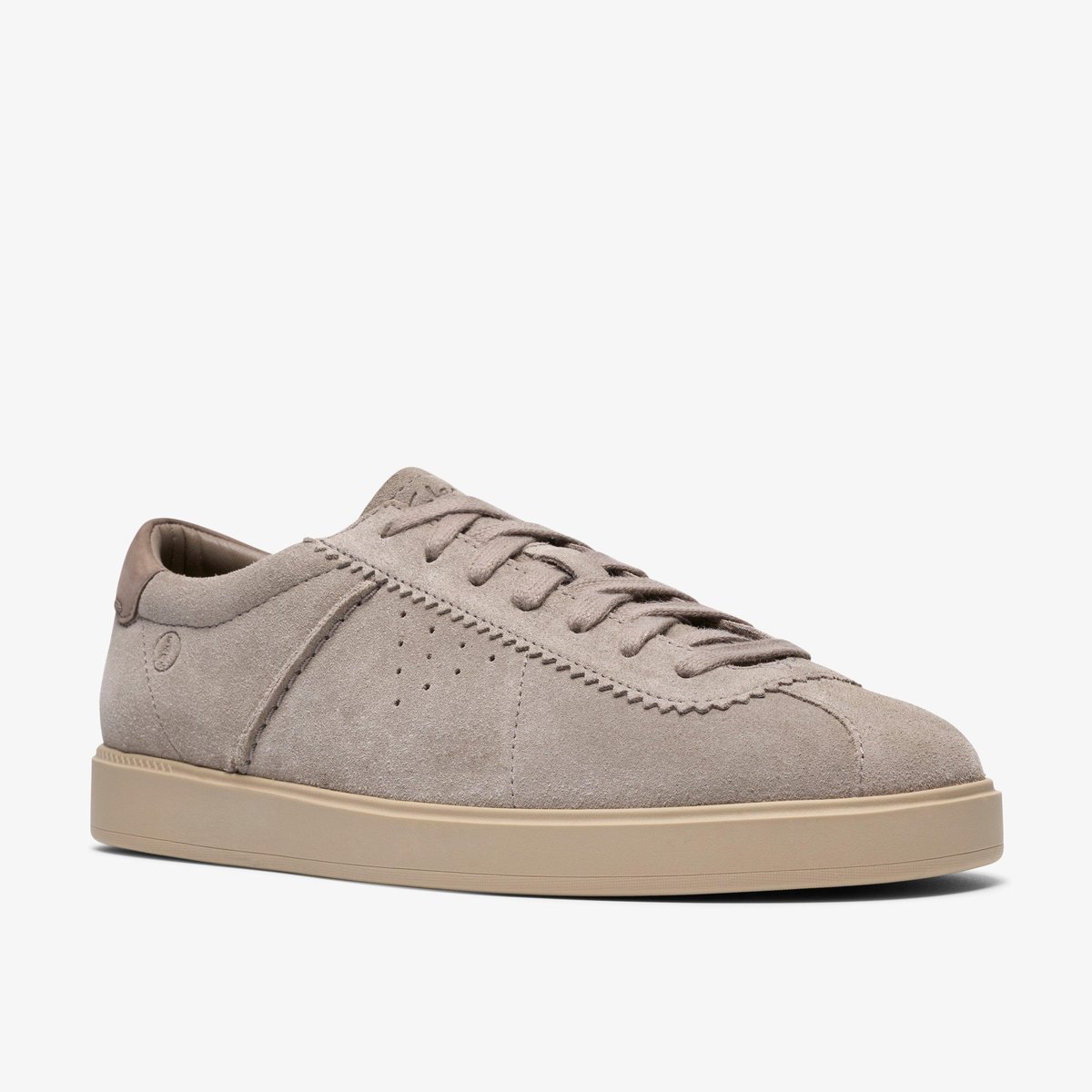 Derbies richelieus Suède LOCKFORD LACE gris, CLARKS