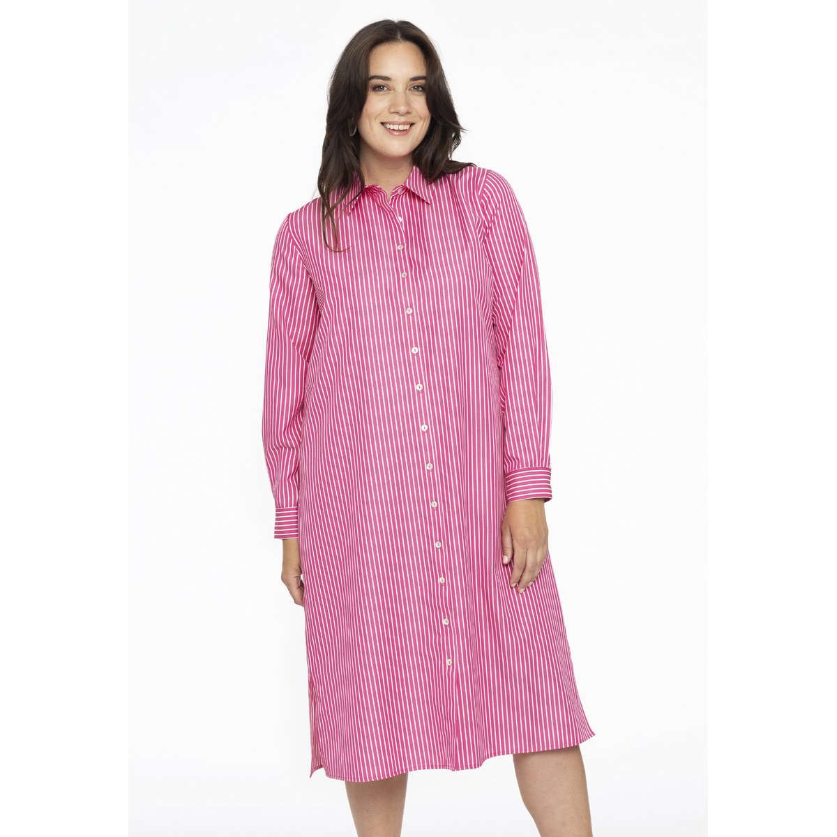 Robe avec rayures rose, YOEK