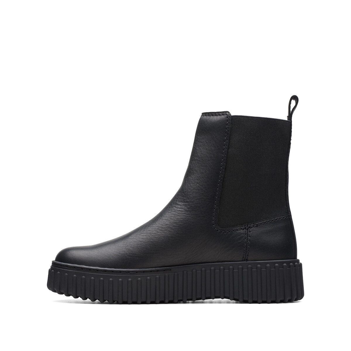 Boots chelsea en cuir Torhill Maple noir, CLARKS