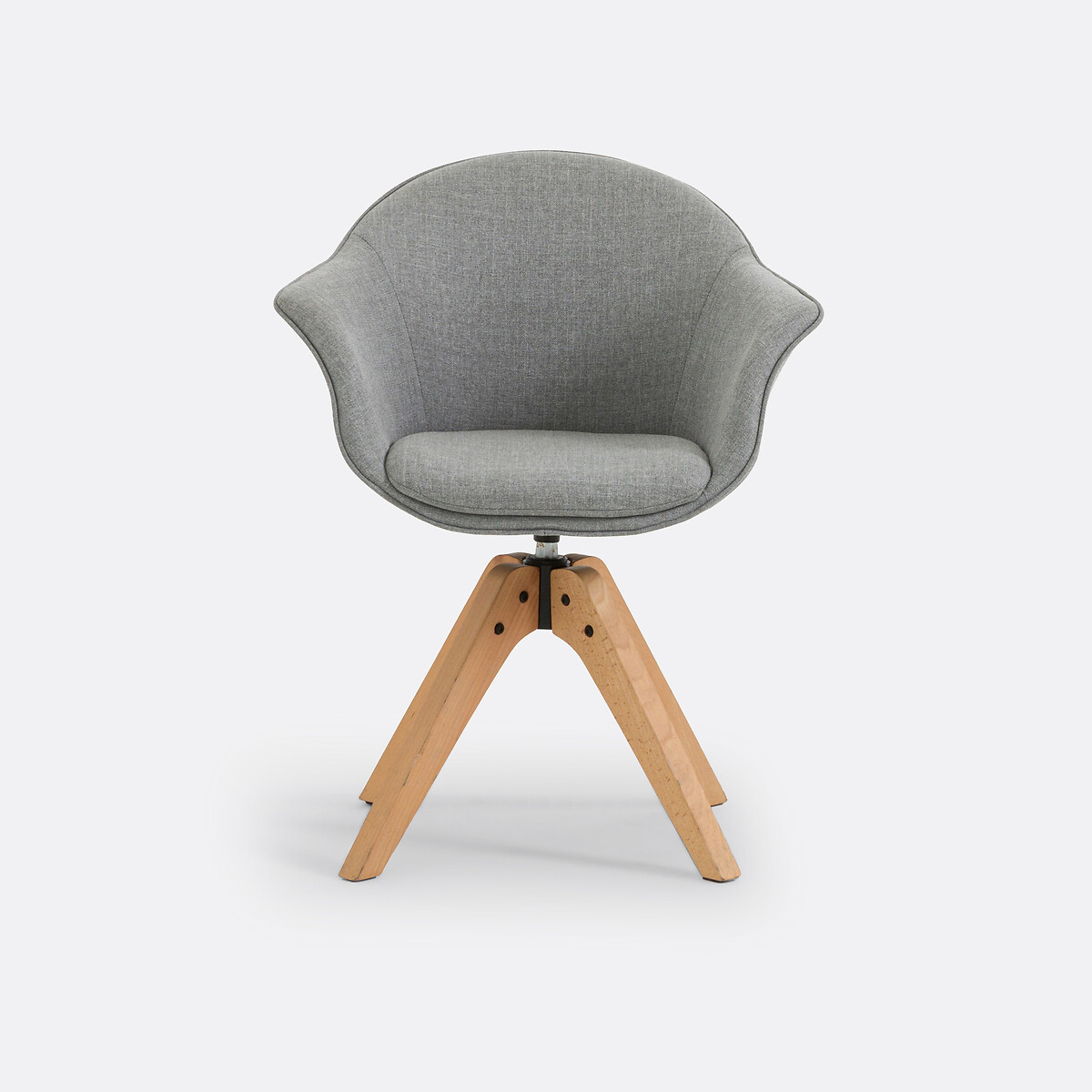 Fauteuil de bureau rotatif, Melona gris, LA REDOUTE INTERIEURS