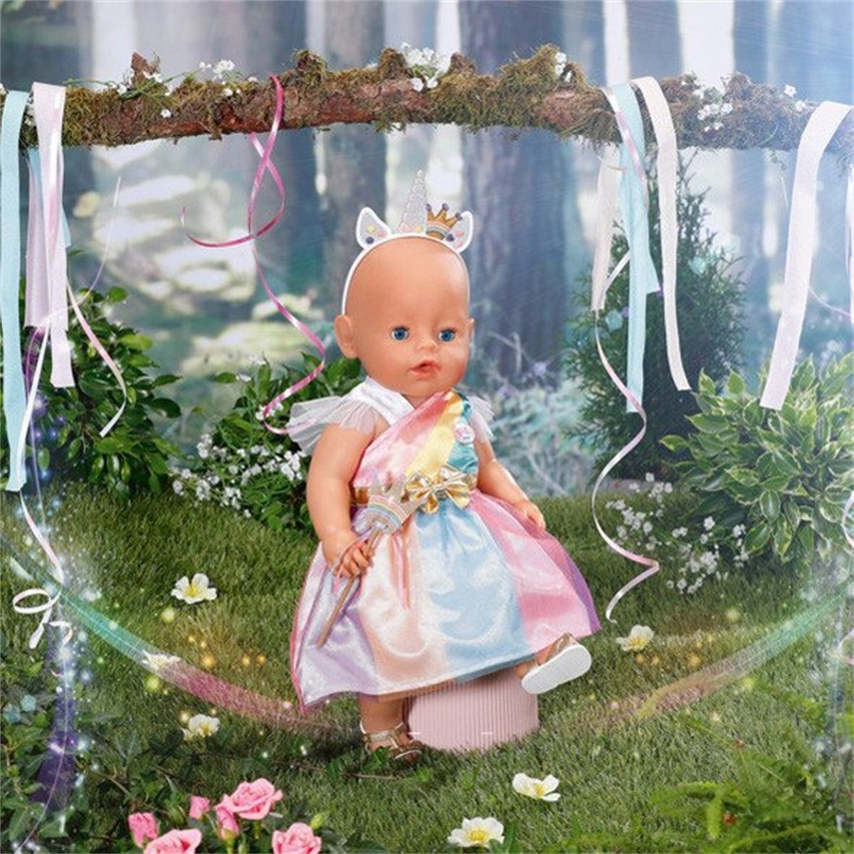 Baby born Fantasy Deluxe Princesse vêtements pour poupée 43 cm multicolore, ZAPF CREATION