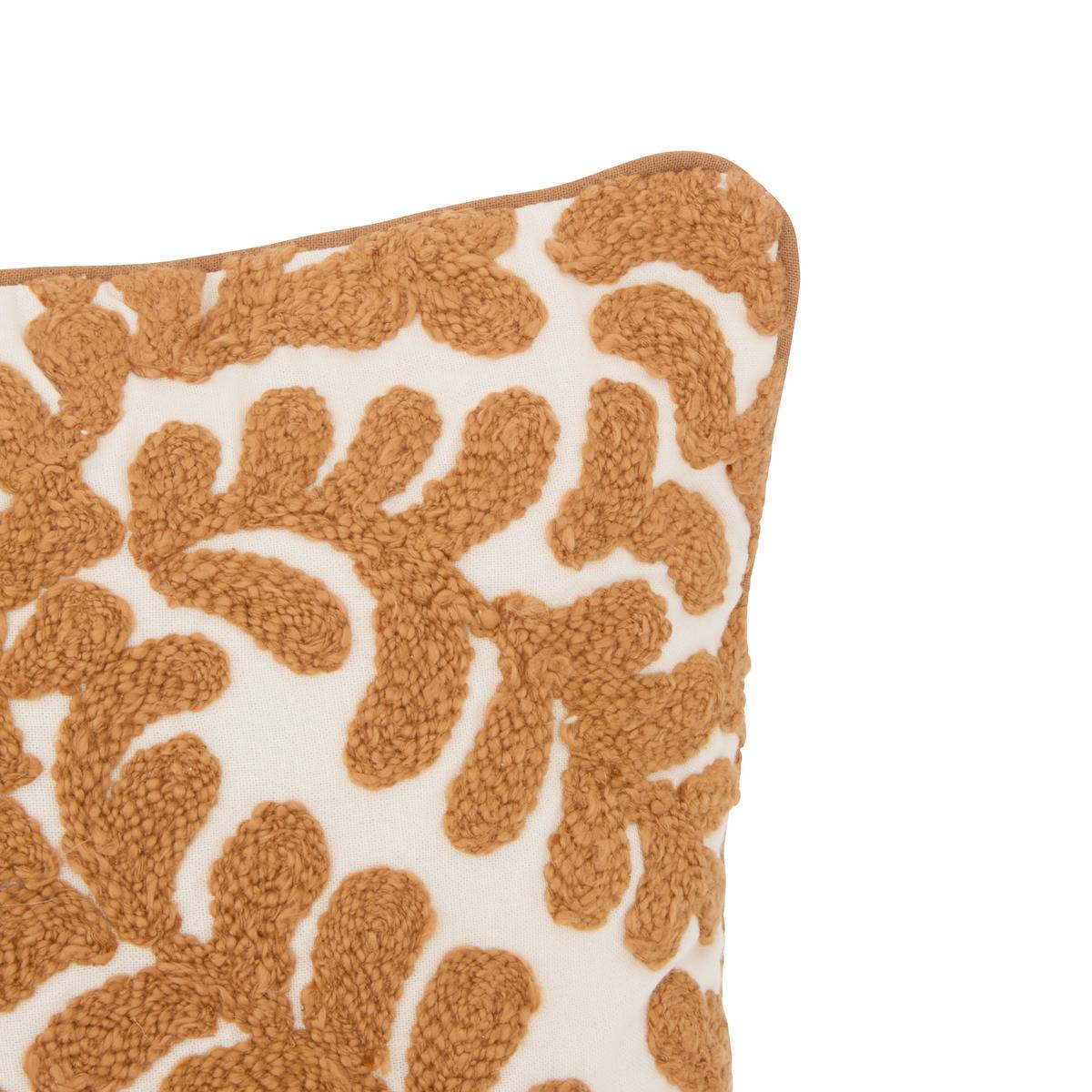 Housse de coussin en coton SIENNA jaune, ATMOSPHERA