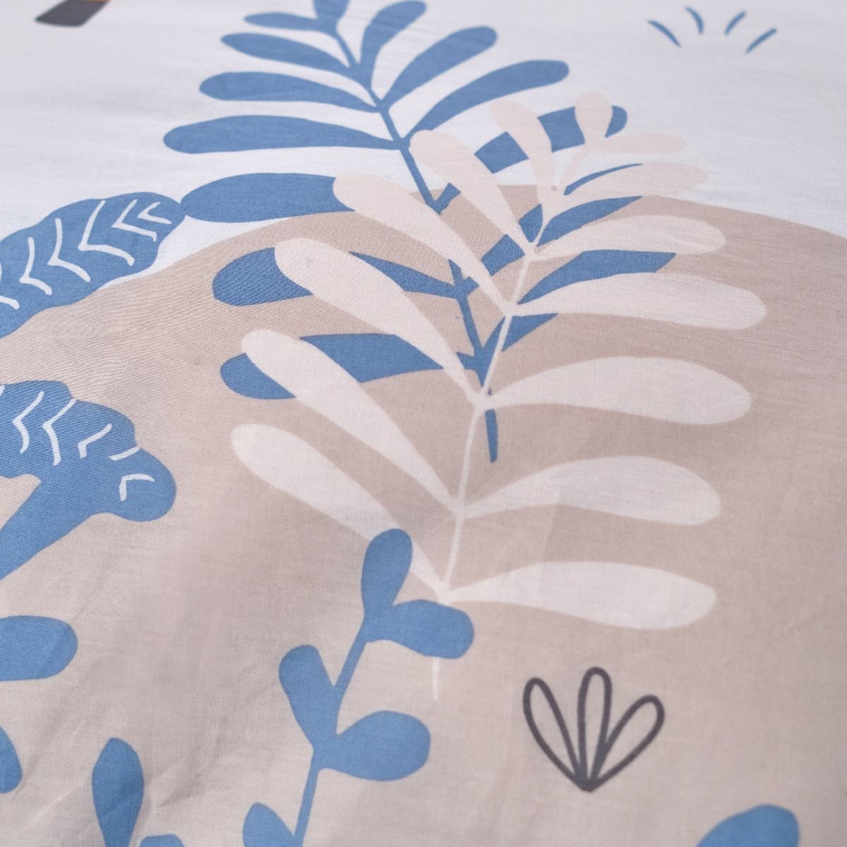 Parure de lit imprimé animalier coton HAPPY rose, TODAY