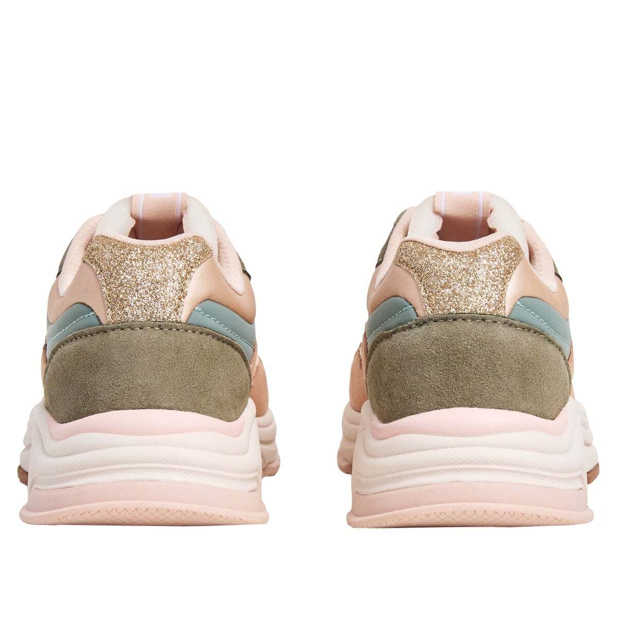 Baskets Avec Détails Paillettés orange de blanc, PEPE JEANS