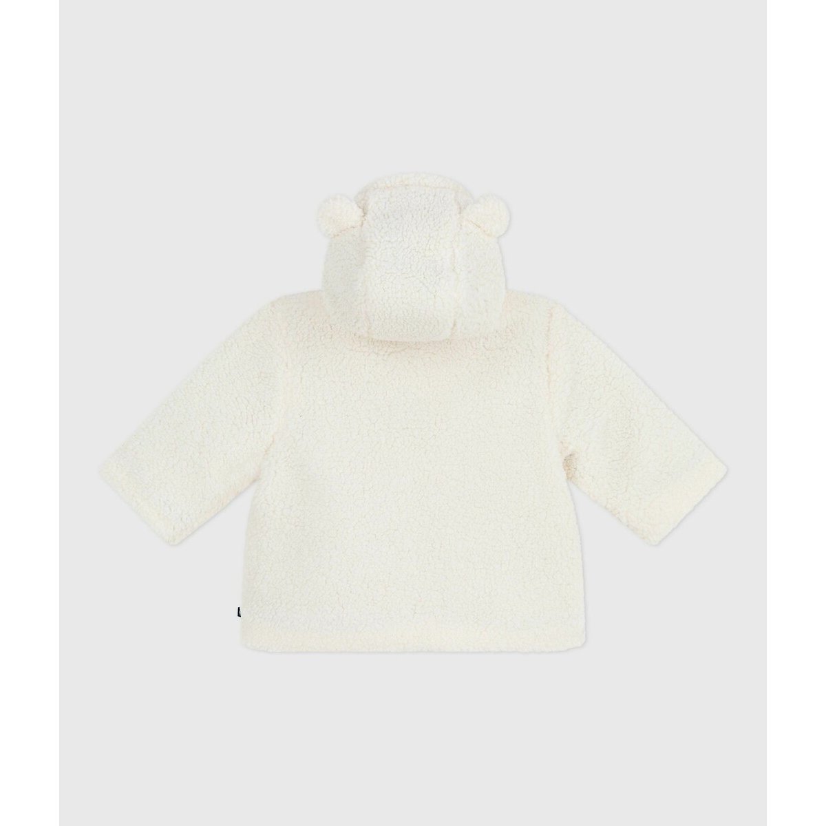 Sherpa Hooded Jacket ecru , PETIT BATEAU