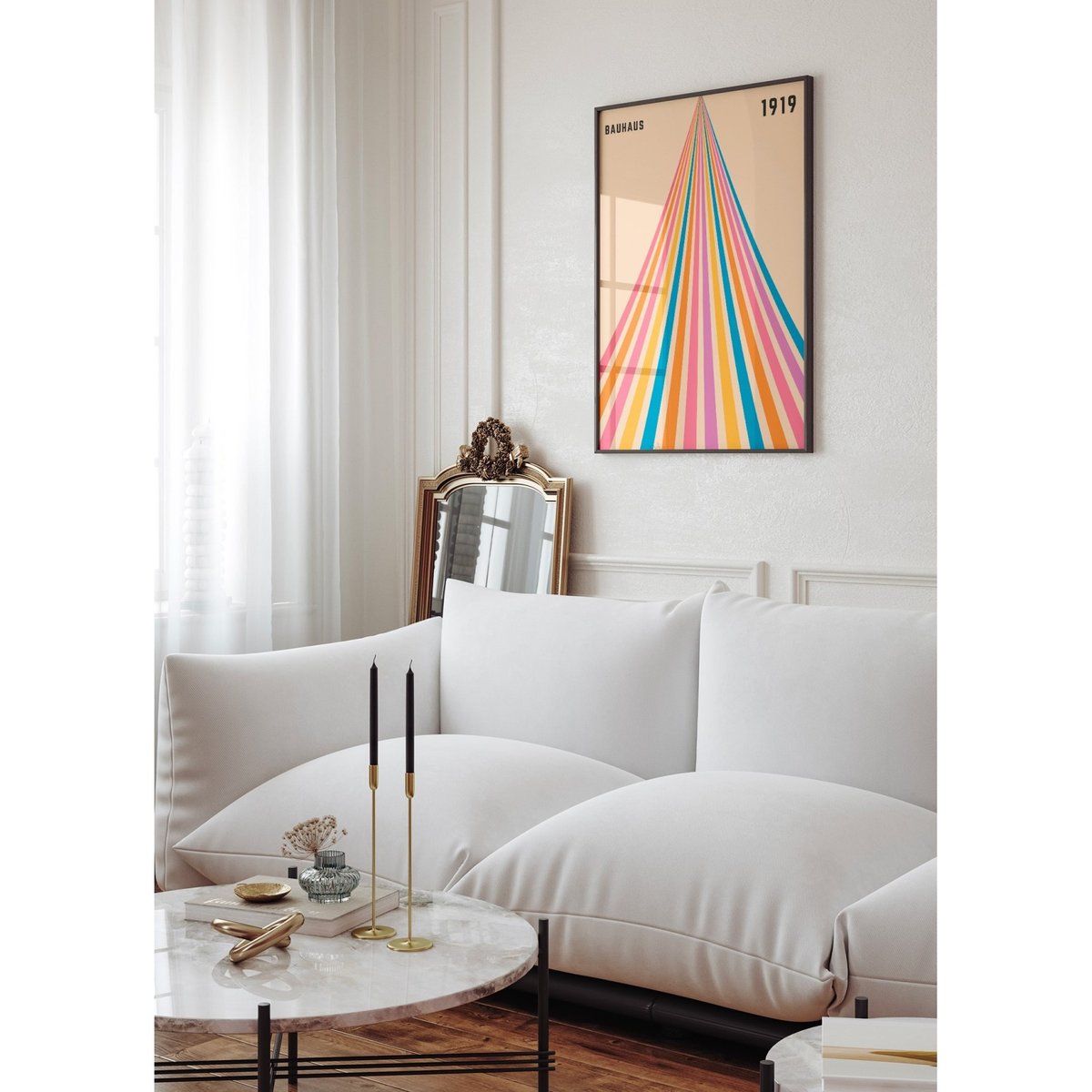 Affiche Bauhaus 13 blanc, L'AFFICHERIE