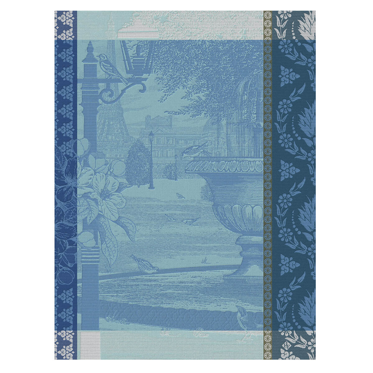 Torchon en Coton, SALADES ILLUSTRÉES fontaine, LE JACQUARD FRANCAIS