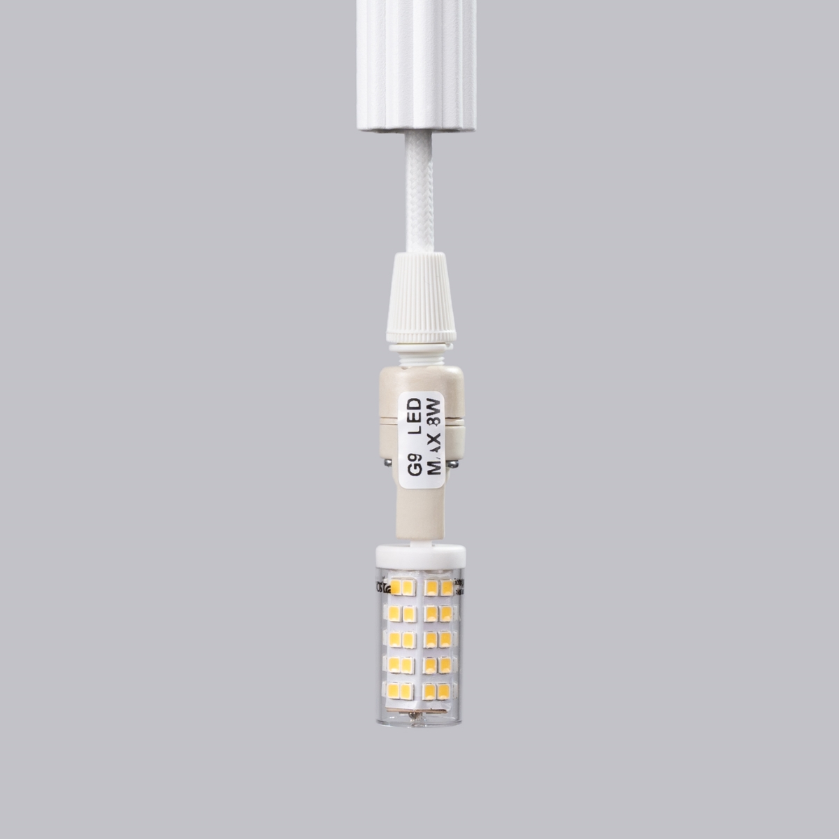 Suspension Acier Blanc G9 1 Arche blanc, EDEN