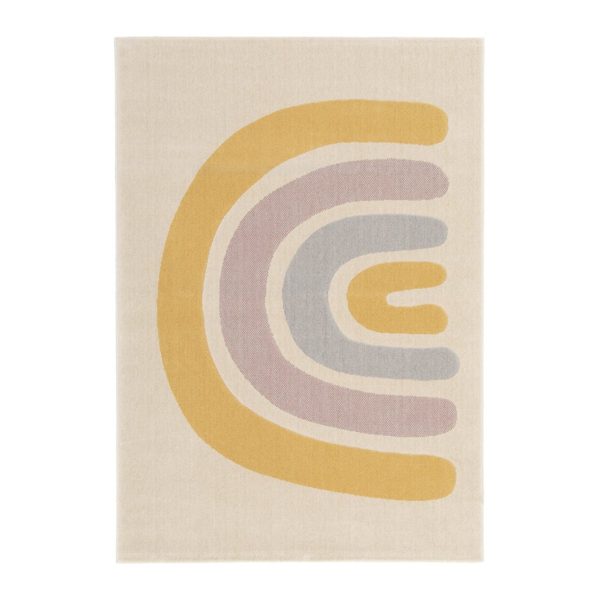 Tapis enfant super doux ARC-EN-CIEL palette colorée, AFK LIVING