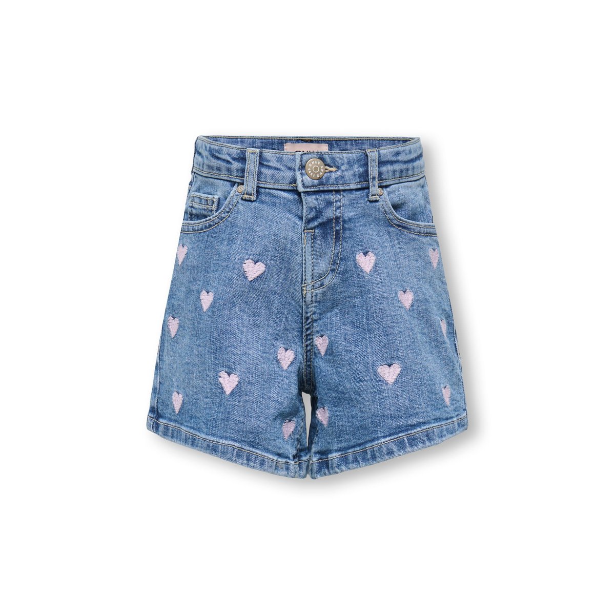 Short En Denim light medium blue denim, KIDS ONLY