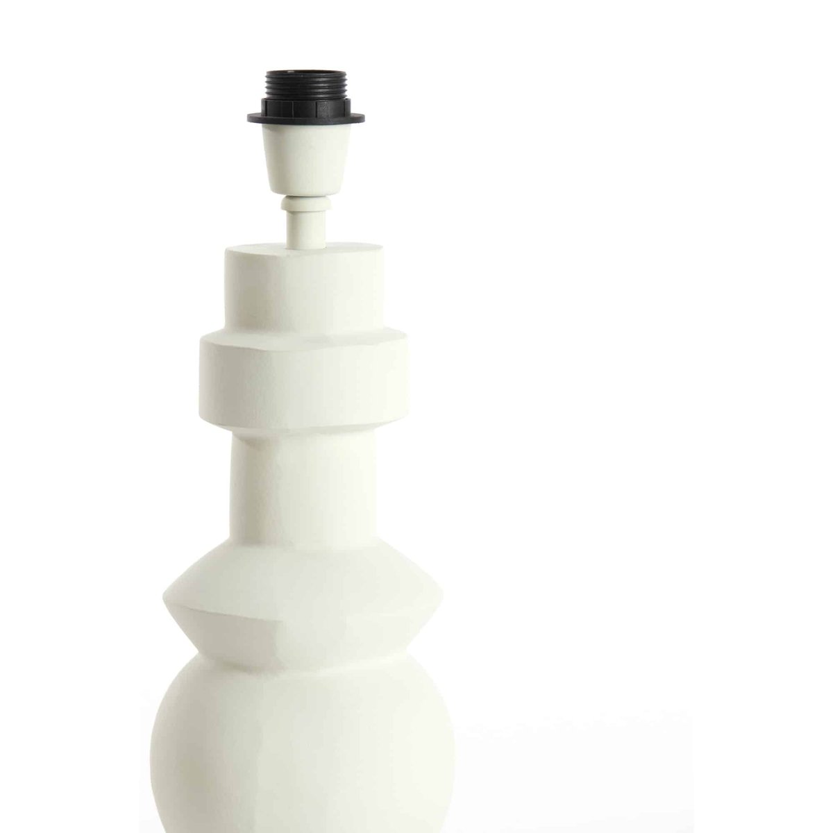 Base De La Lampe Métal ESINO crème, LIGHT & LIVING