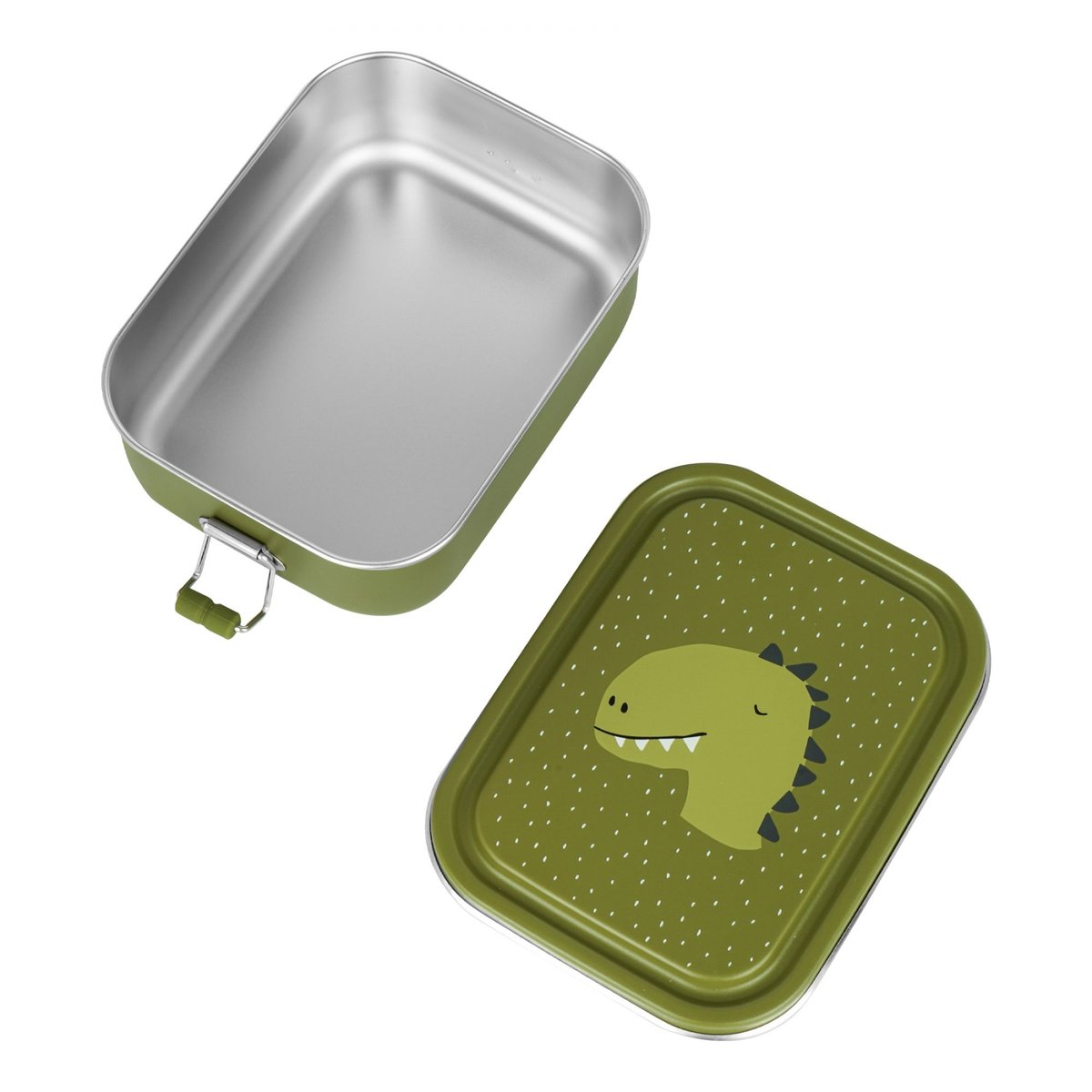 Petite lunch box vert, blanc, noir, TRIXIE
