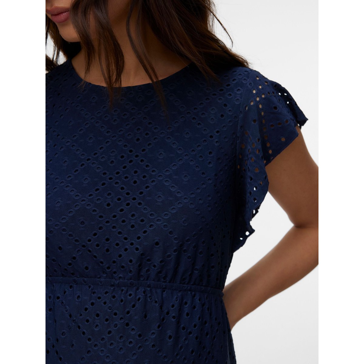 Robe En Dentelle navy blazer, VERO MODA