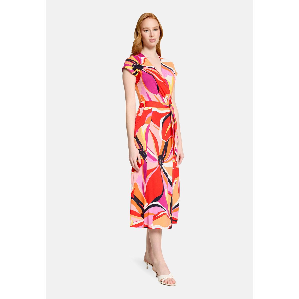 Robe en jersey à imprimé à fleurs red/pink, BETTY BARCLAY