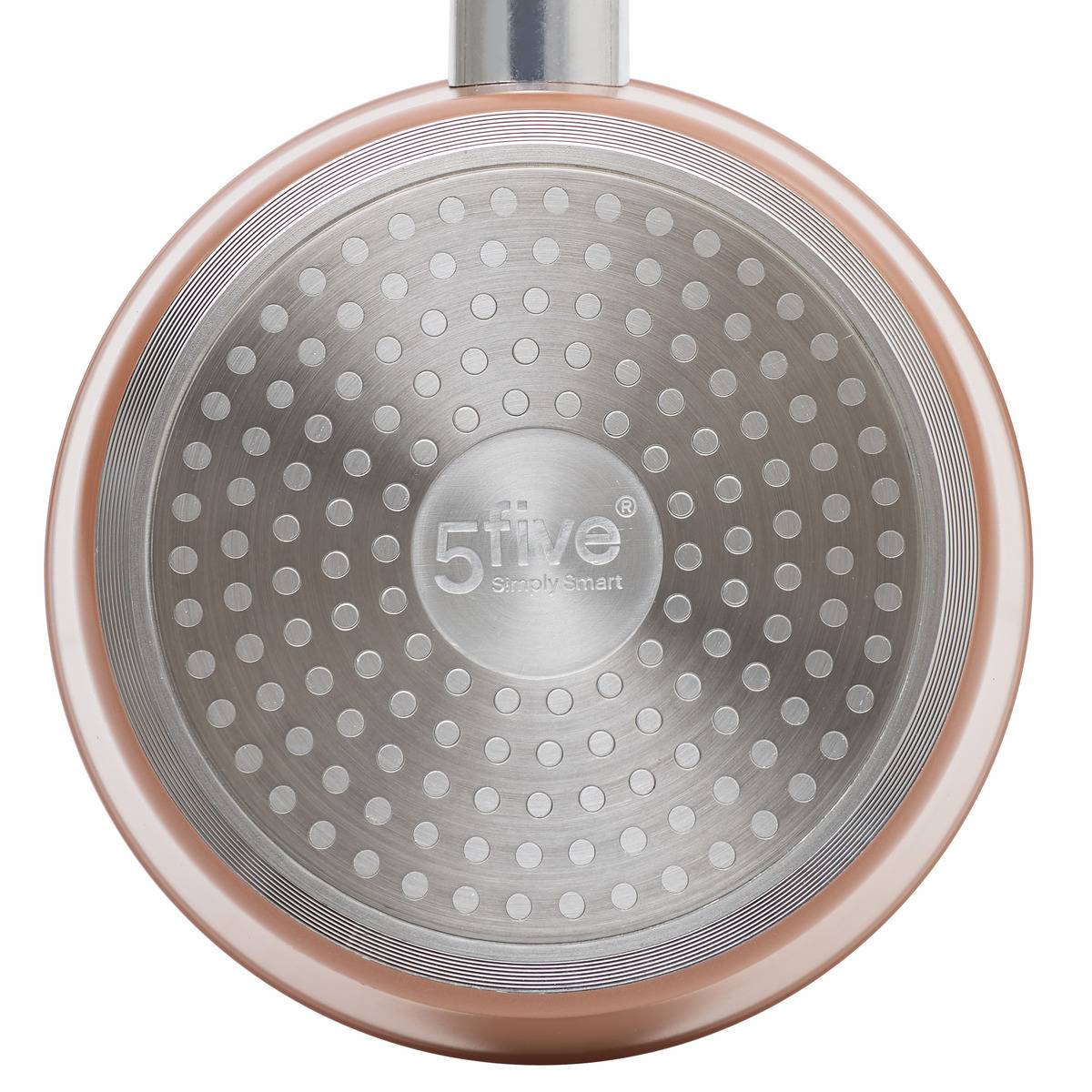 Casserole ronde en aluminium recyclé TOSCANE terracotta, 5FIVE SIMPLY SMART
