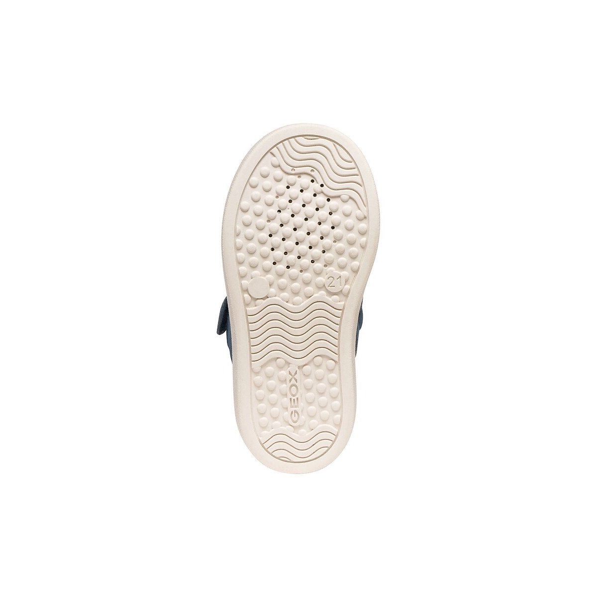 Baskets montantes fourrées, en cuir, NASHIK WATERPROOF bleu marine, GEOX