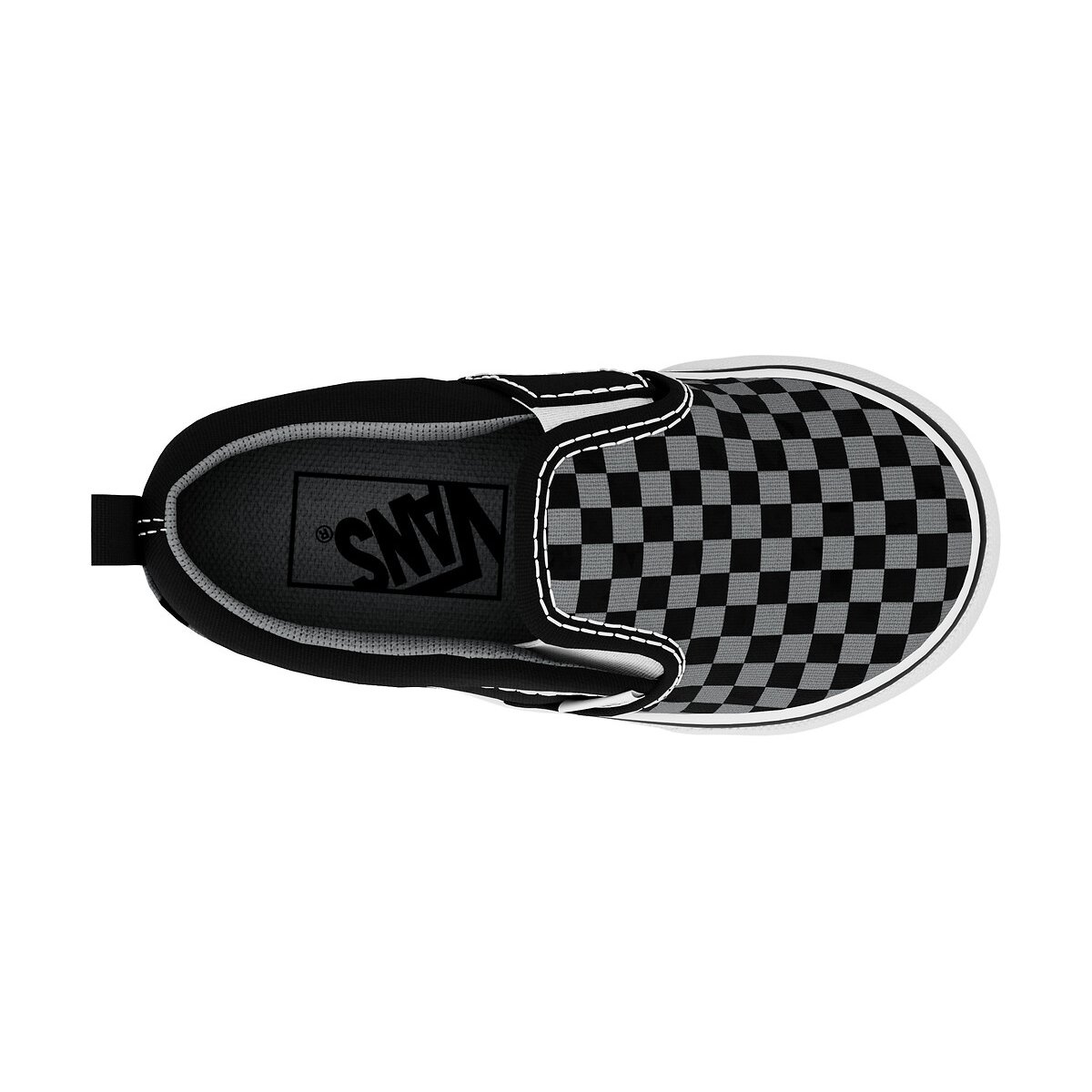 Baskets Classic Slip-On noir/gris, VANS