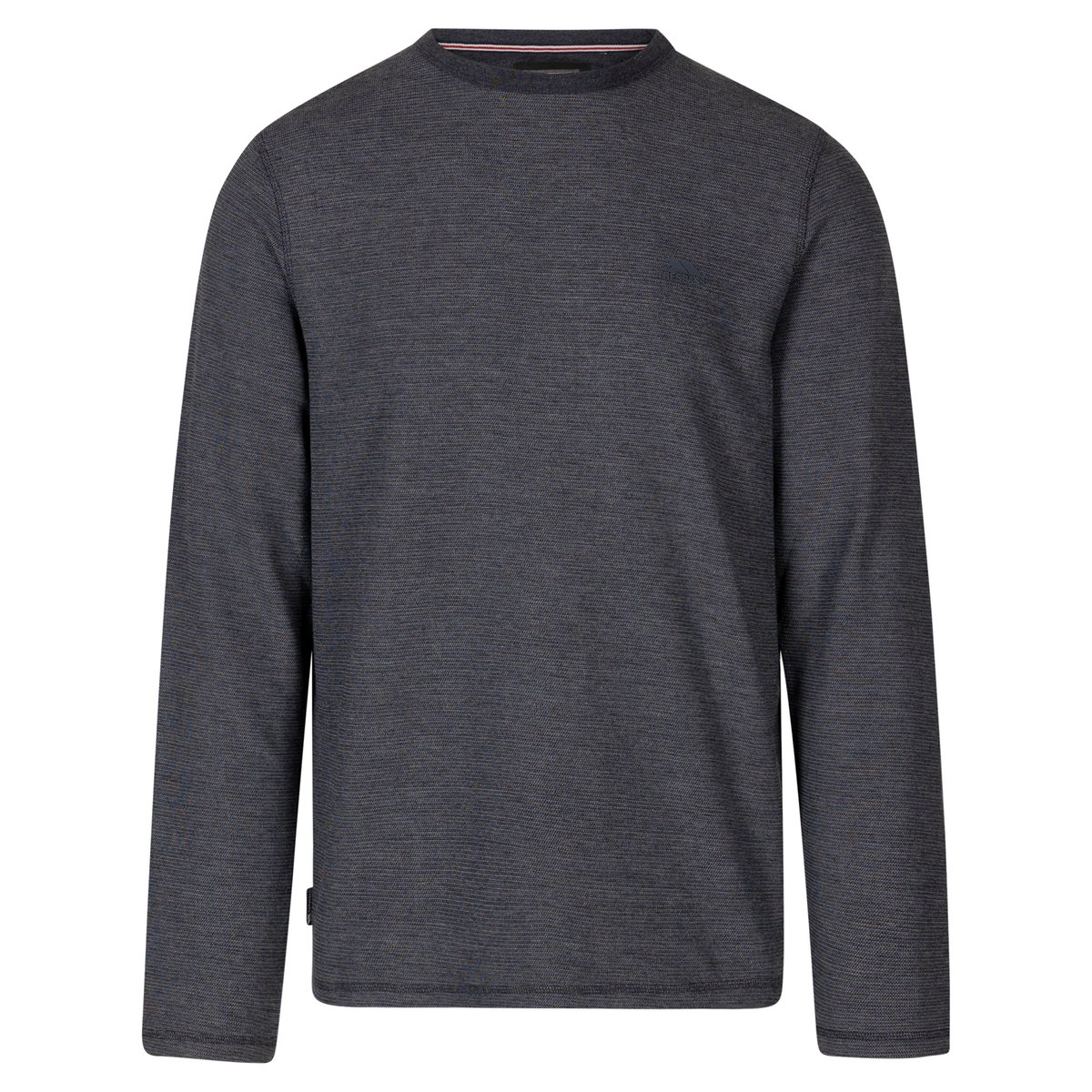 Sweat texturé avec logo CALVERLEY anthracite chiné, TRESPASS