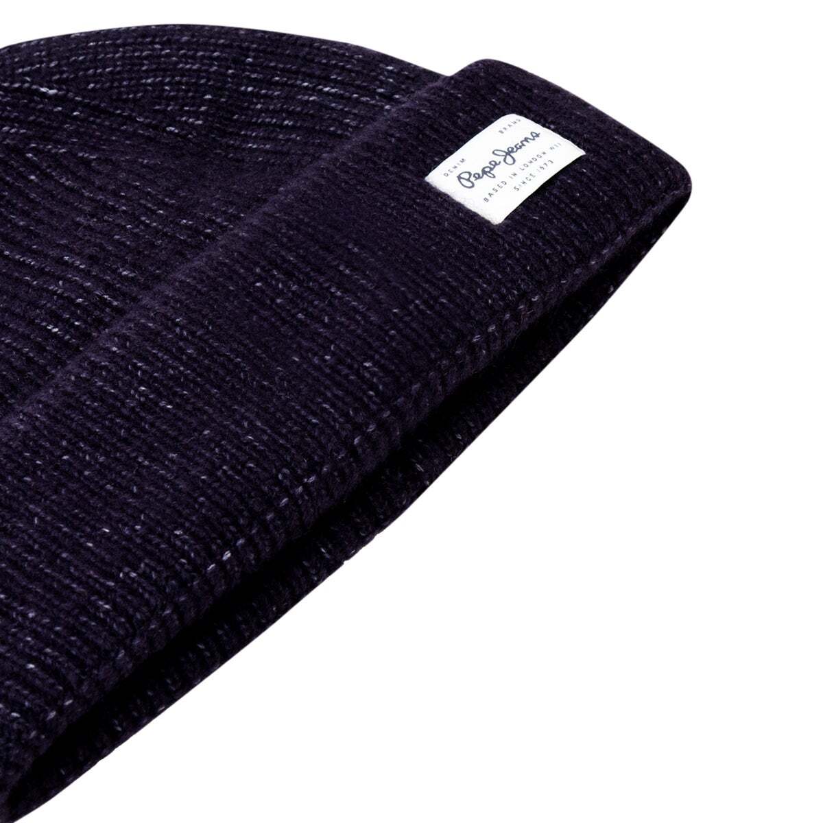 Bonnet Côtelé Avec Logo marine, PEPE JEANS