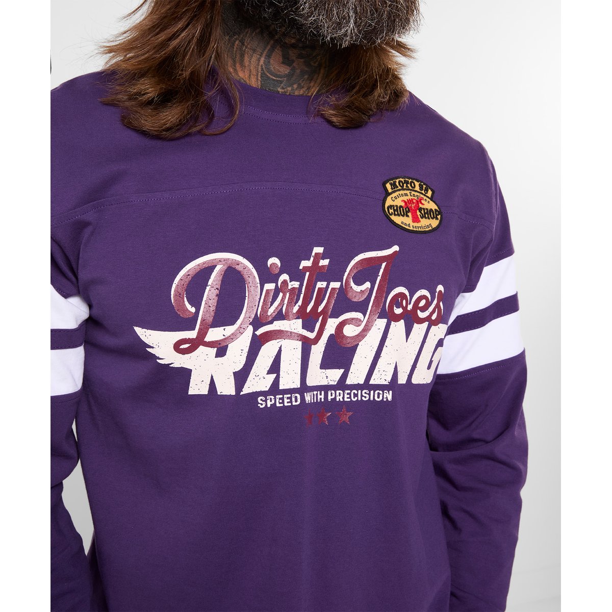 Sweat Col Rond Dirty Joes Racing violet, JOE BROWNS