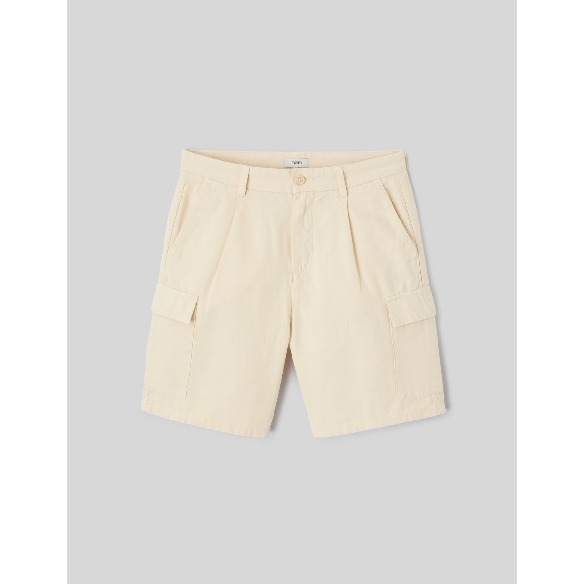 Bermuda cargo blanc écru, BZB