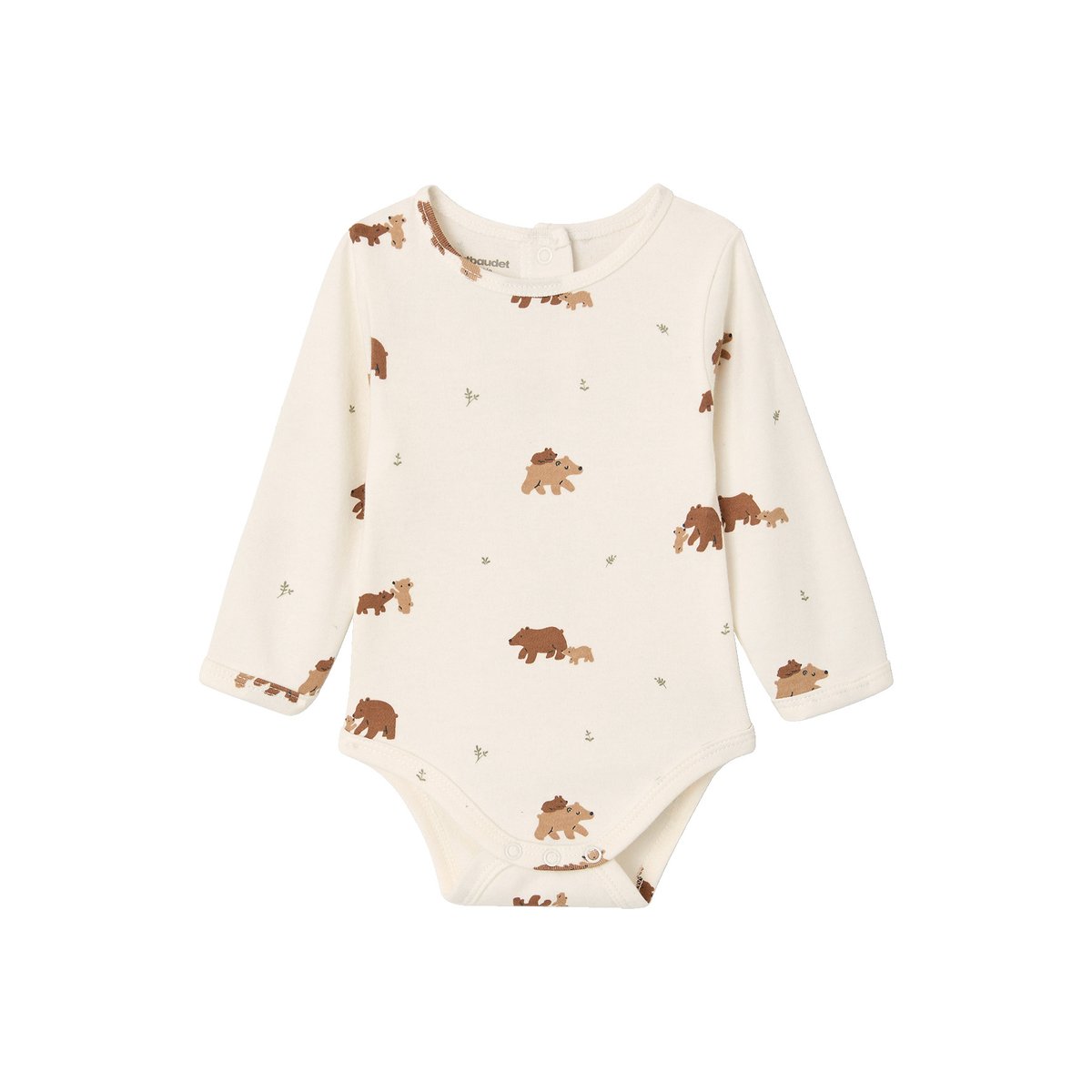 Ensemble salopette et body naissance kaki, VERTBAUDET