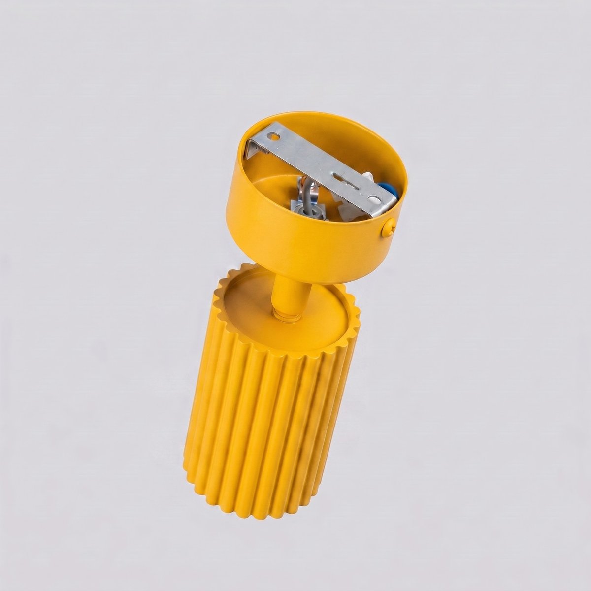 Plafonnier Aluminium Jaune GU10 1 Karbon jaune, EDEN