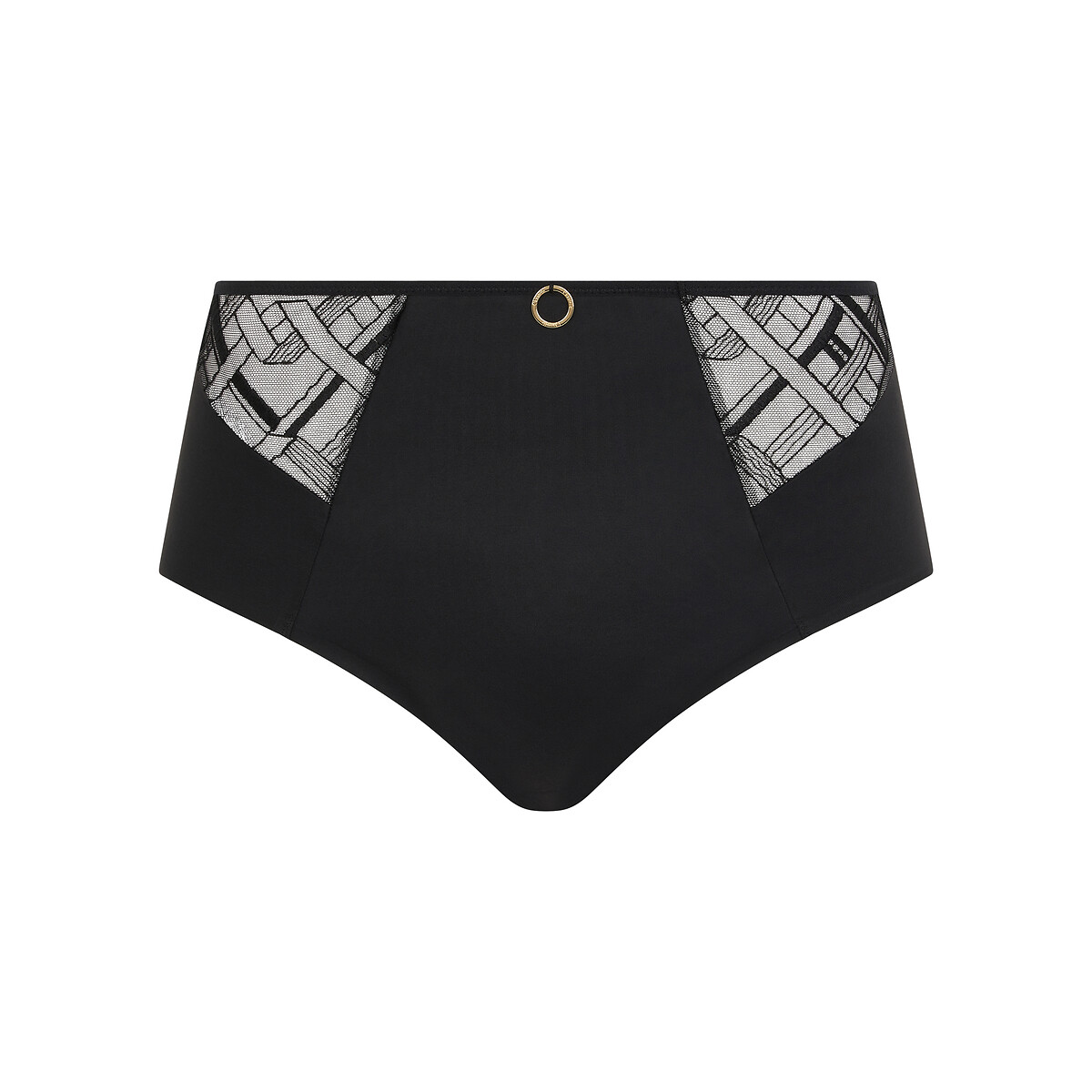 Culotte maintien, taille haute, Graphic Allure noir, CHANTELLE