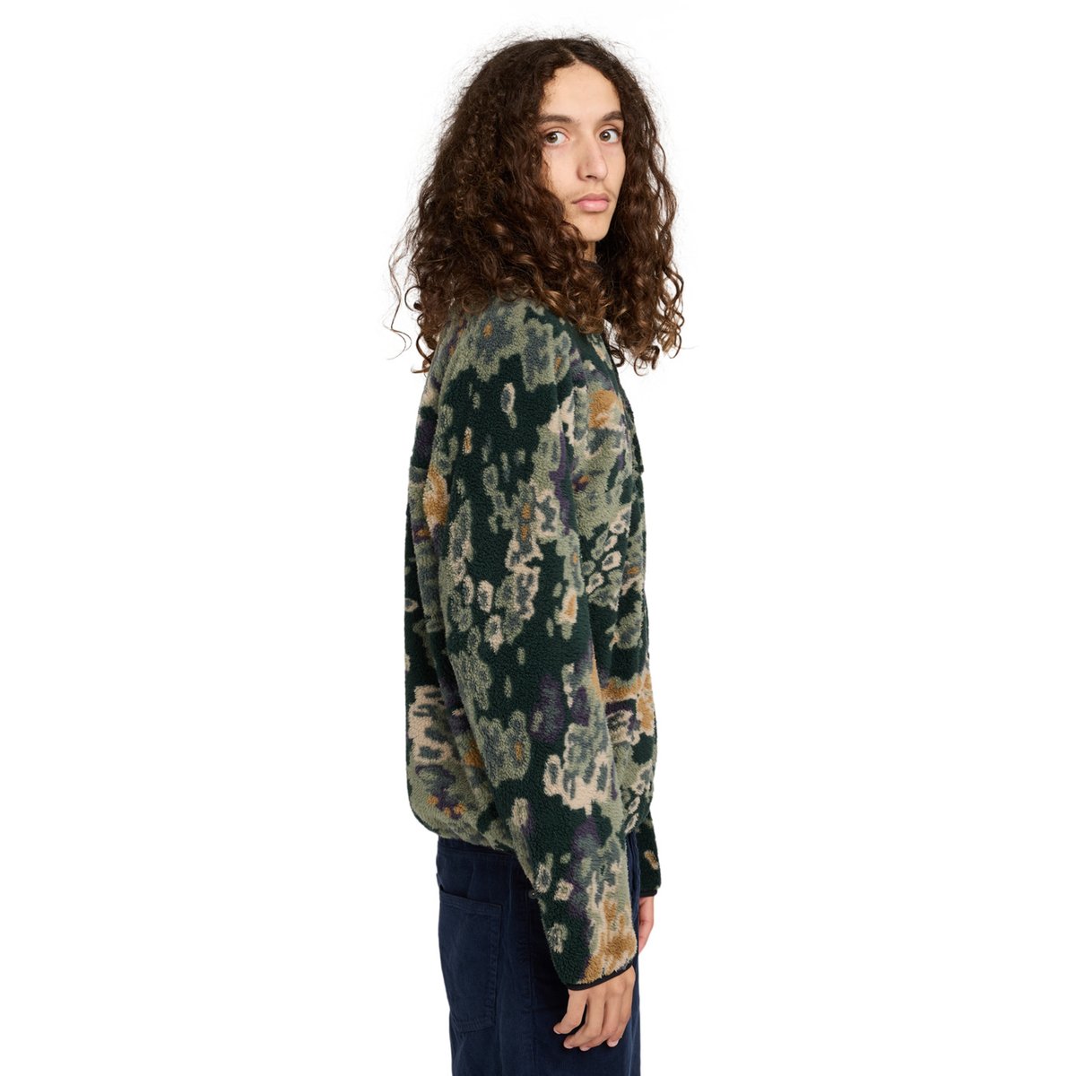 Veste en polaire CLASSIC SHERPA vert tree fungi, ELEMENT