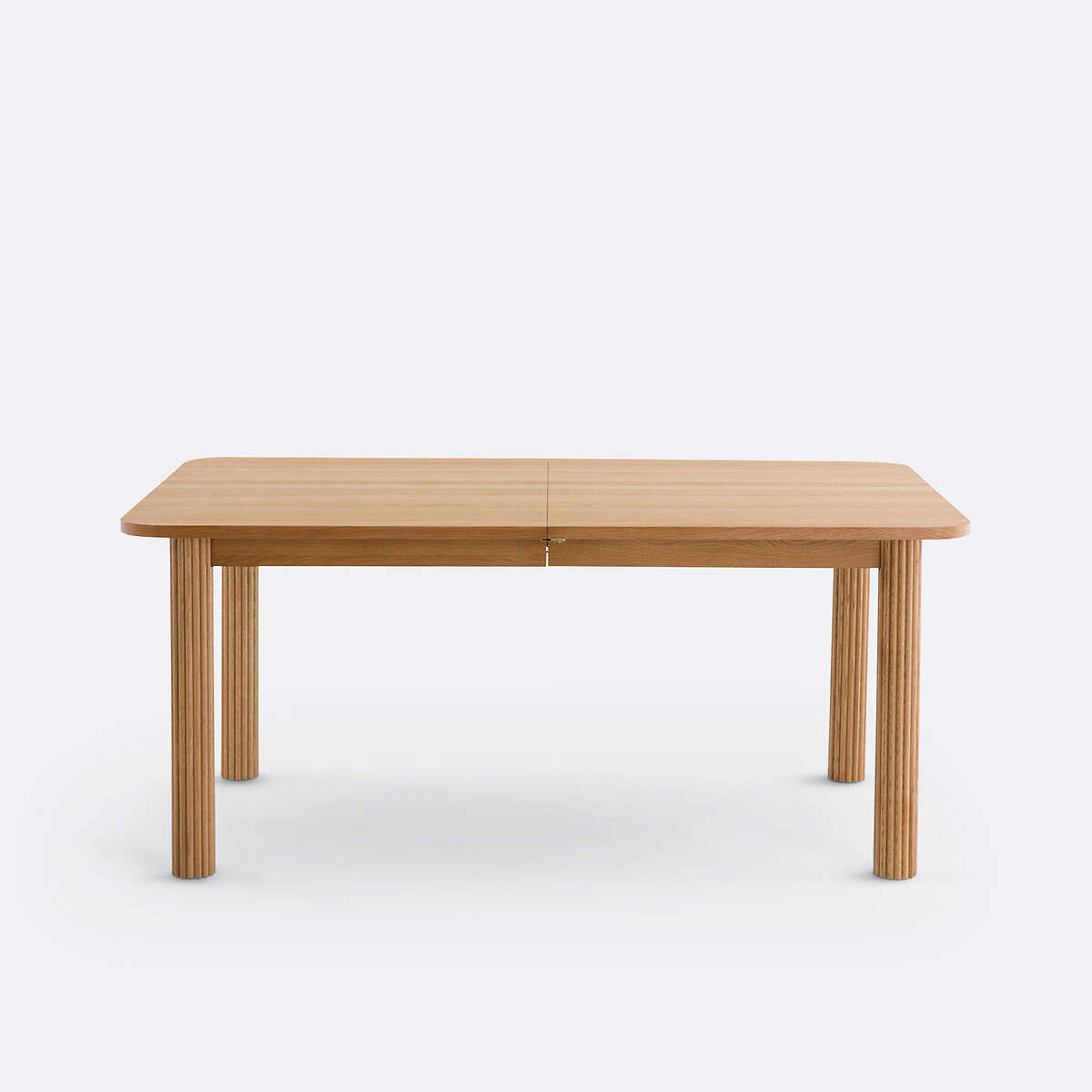Table à manger, extensible, plaqué chêne, 6 à 10 couverts, DESNA chêne, LA REDOUTE INTERIEURS