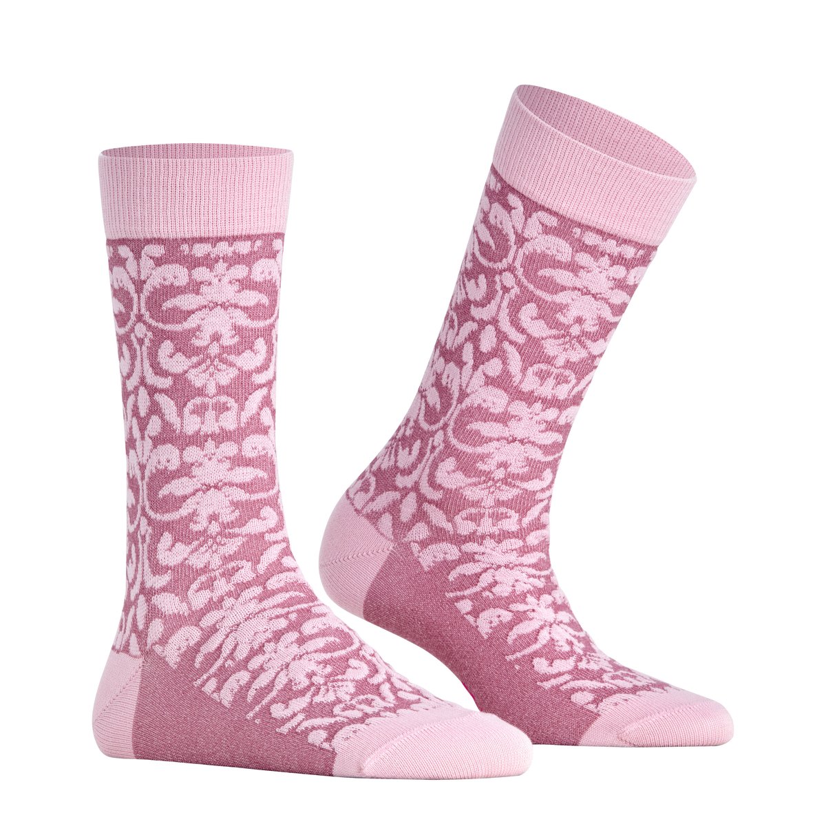 Chaussettes Ornamental Opaque rose, BURLINGTON