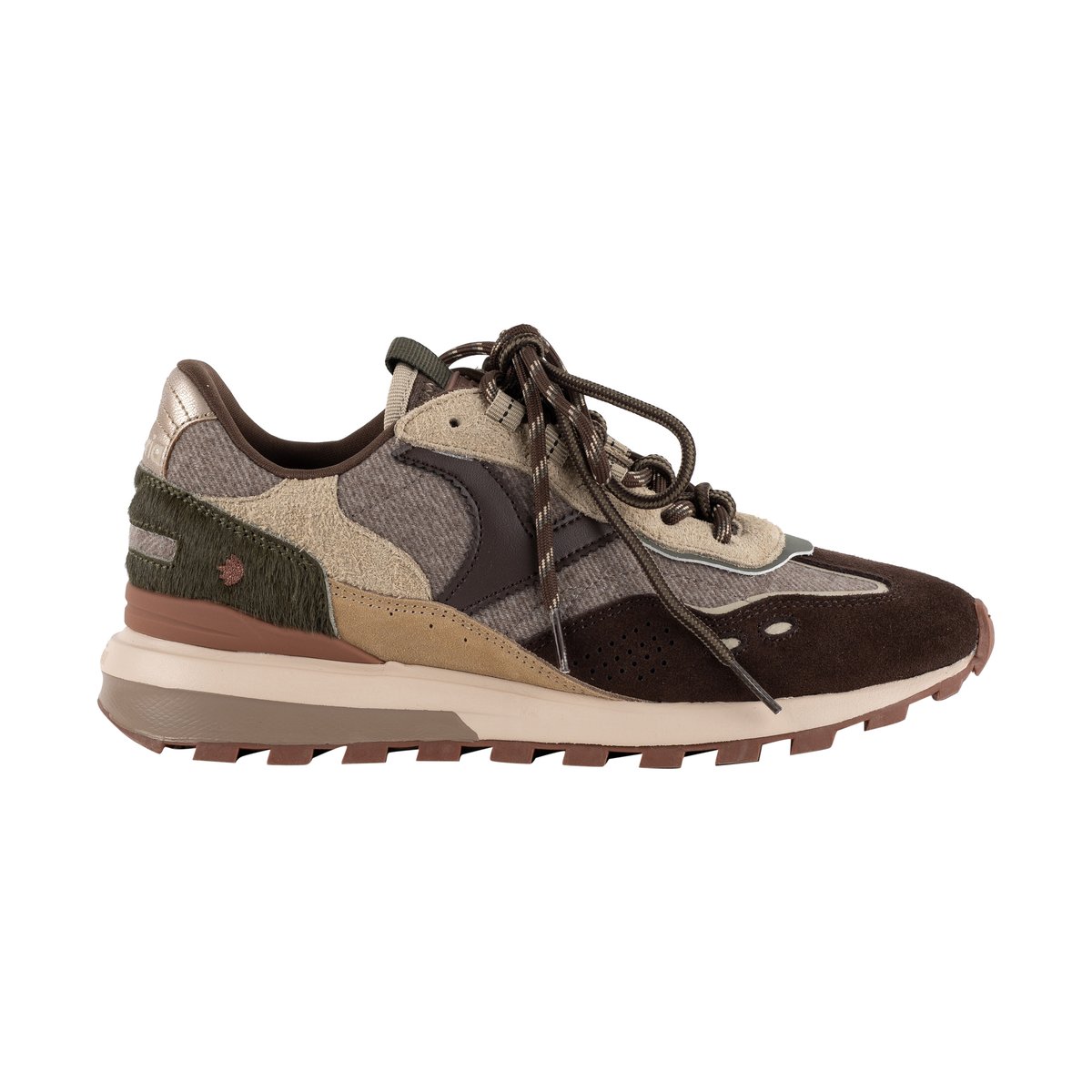 Basket Basse Cuir marron, VICTORIA
