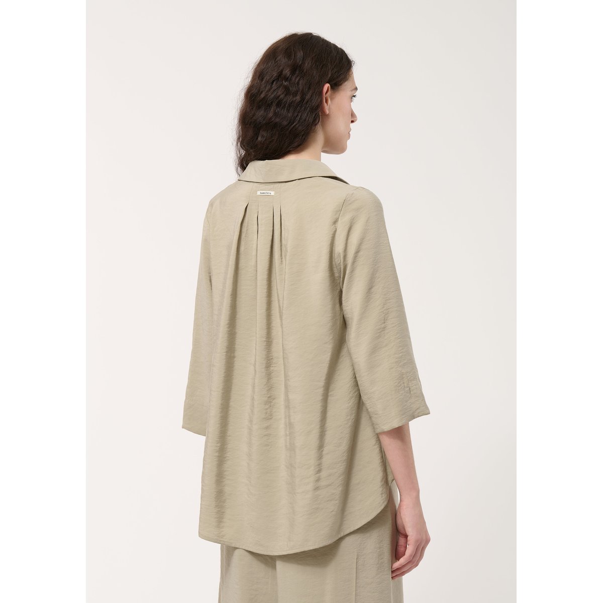 Chemise évasée gaufrée army, HUMILITY