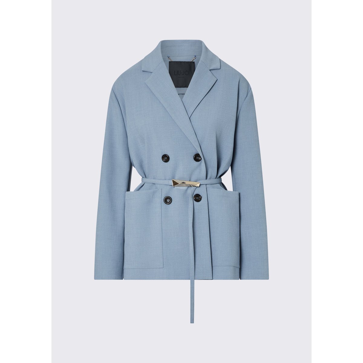 Veste Mélangée Déstructurée bleu clair, LIU JO
