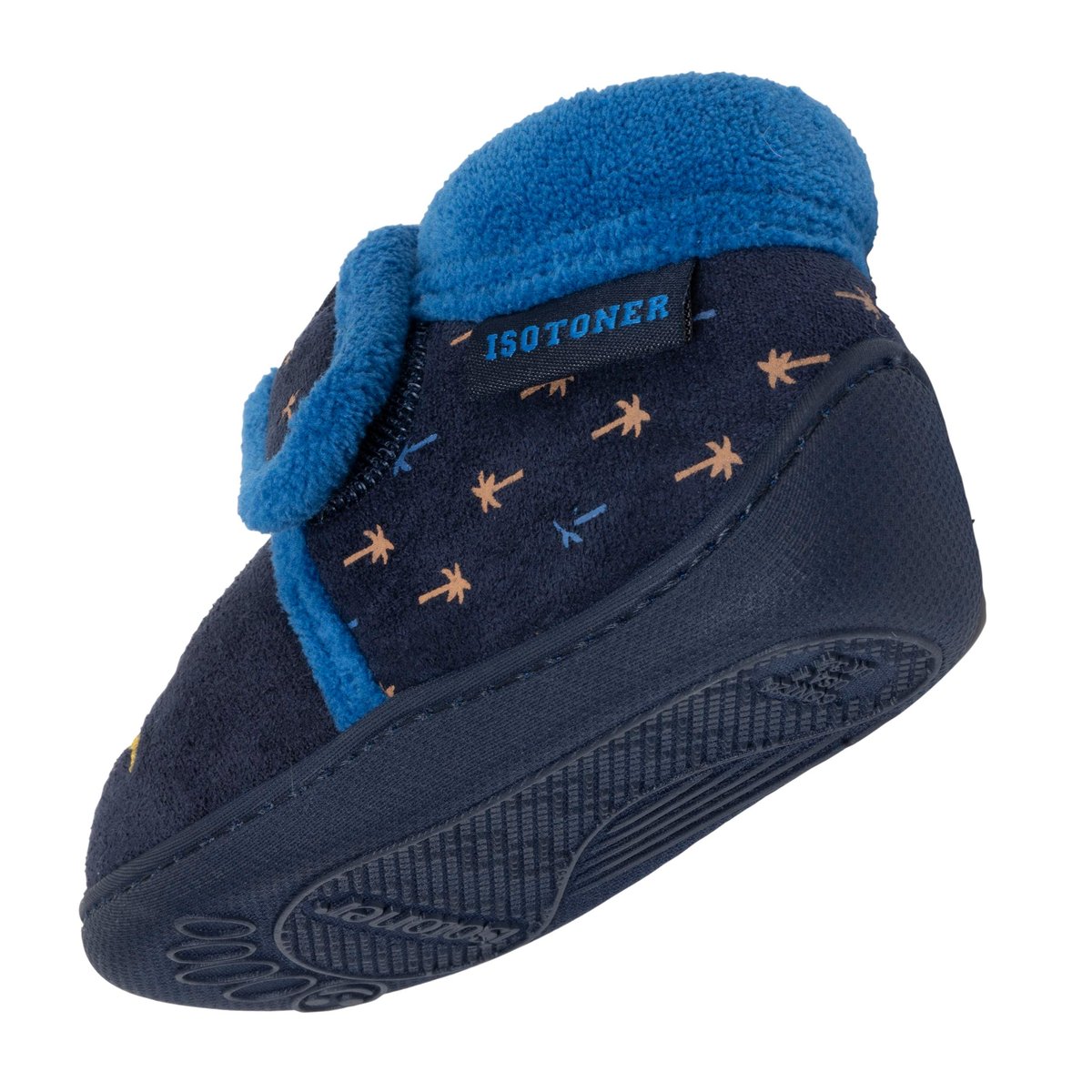 Chaussons Bottillons bleu, ISOTONER
