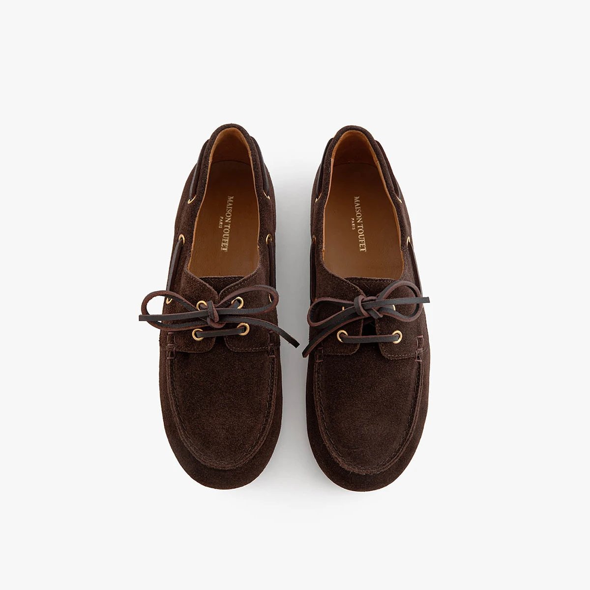 Mocassin  CHLOÉ marron, MAISON TOUFET