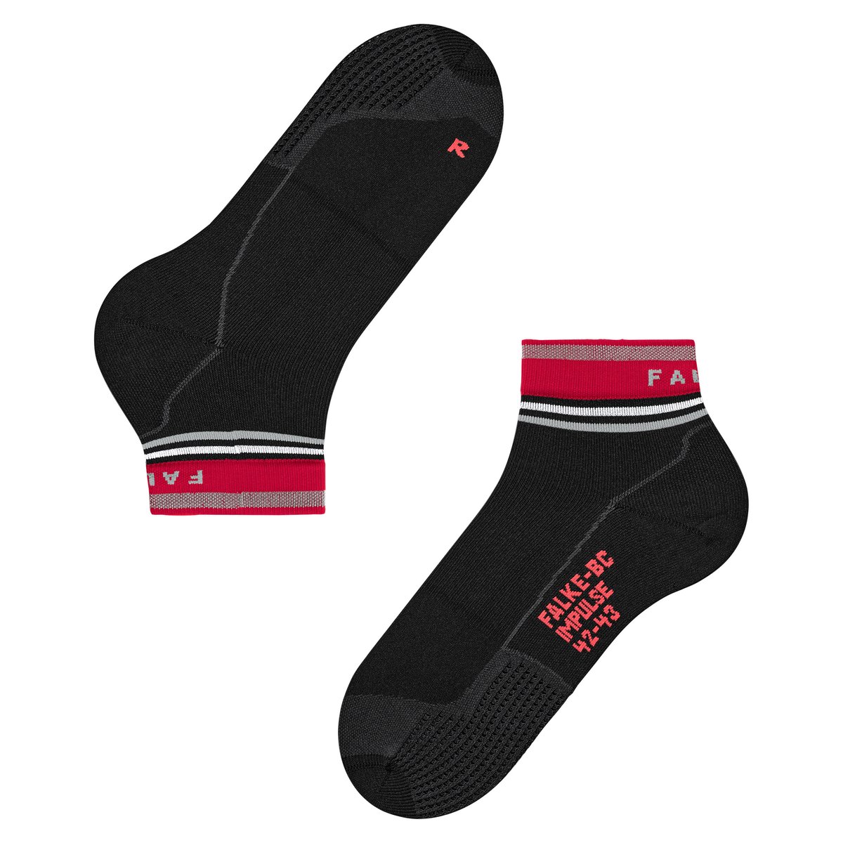 Chaussettes courtes BC Impulse Short noir, FALKE