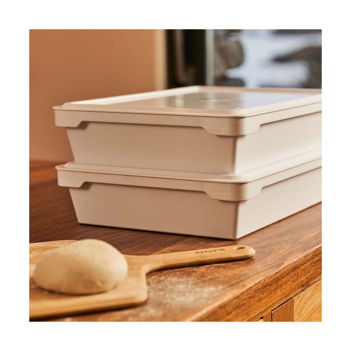 Boîte à patons à patons de pizza x2 couleur unique, OONI