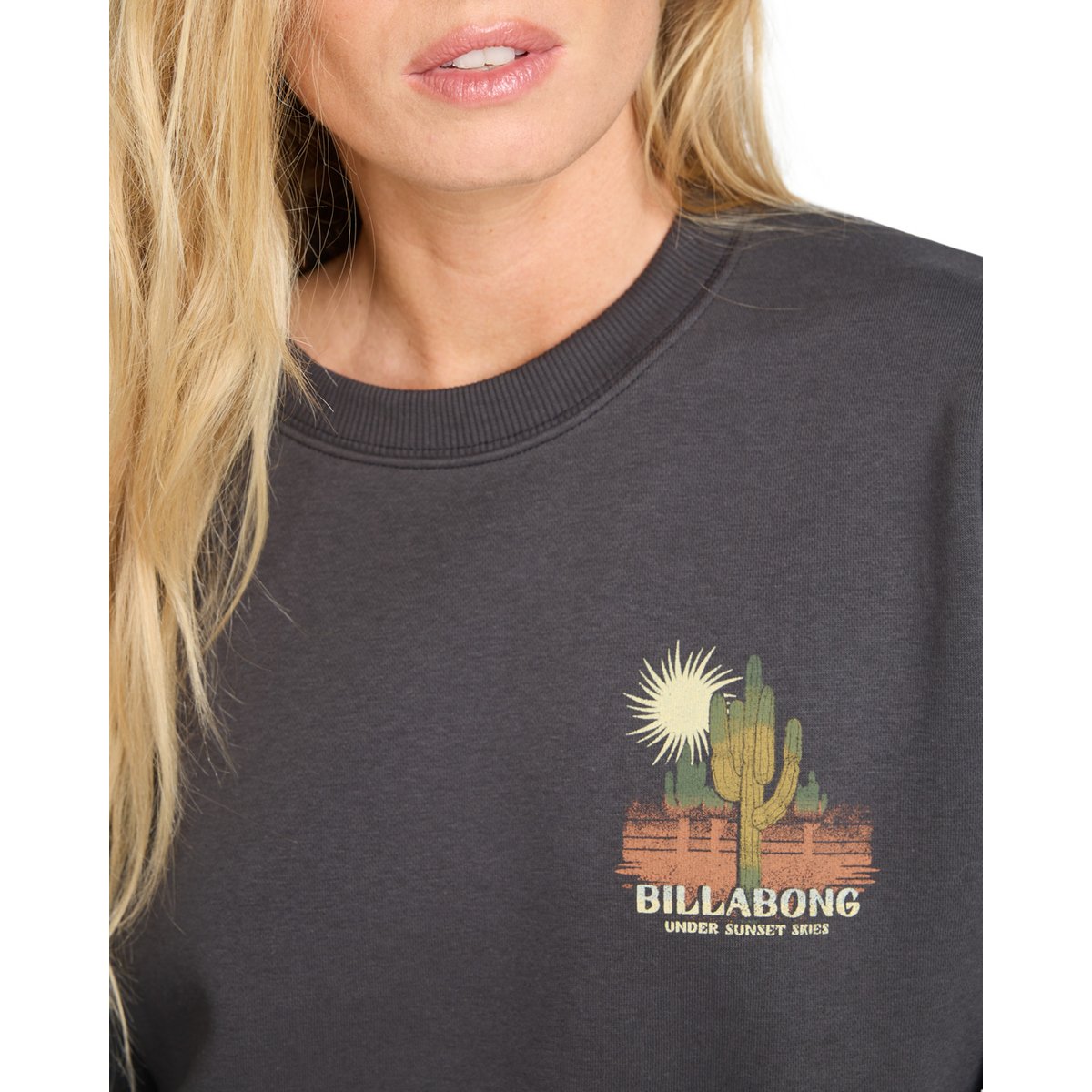Sweat à capuche DESERT BREAK noir off black, BILLABONG