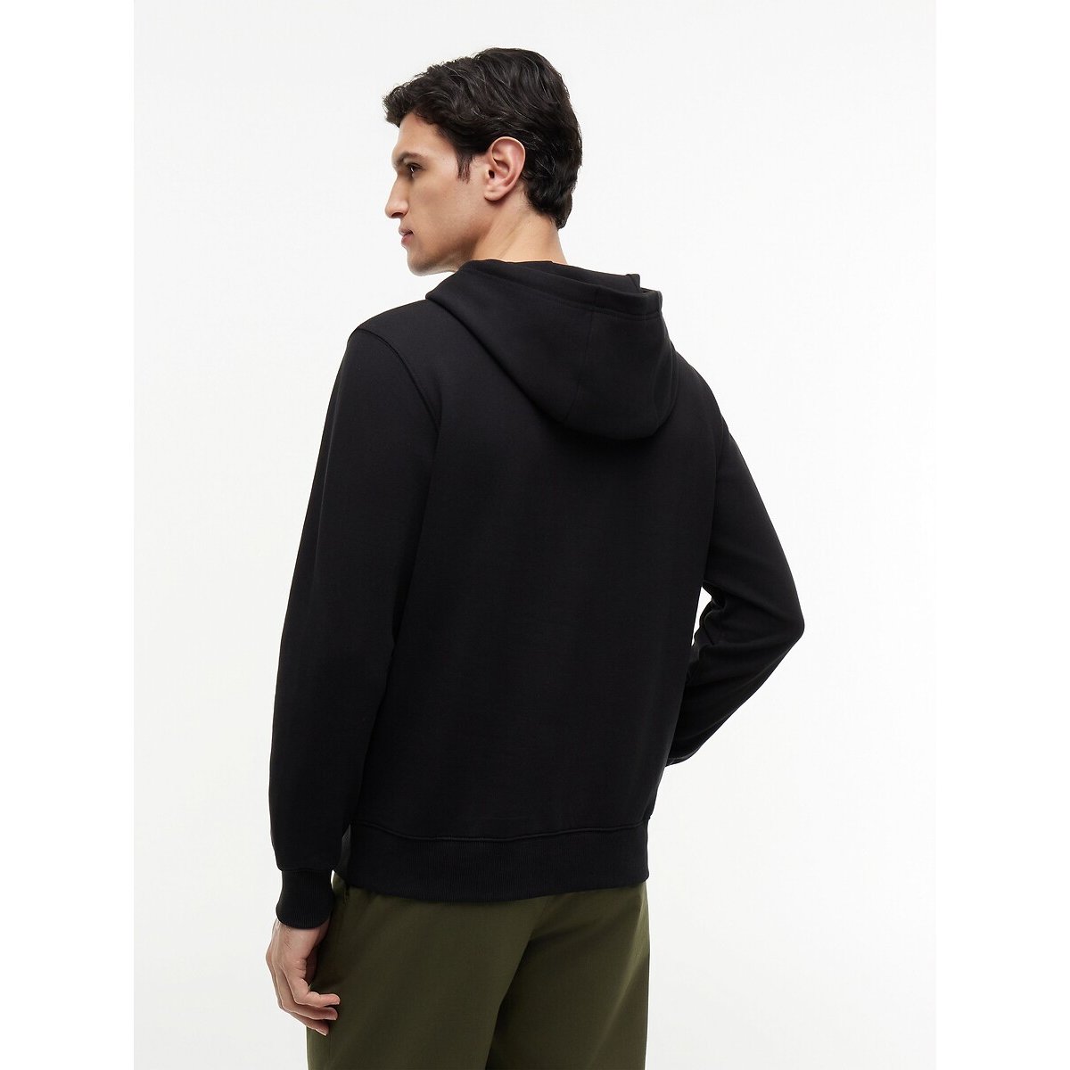 Sweat à capuche col rond noir, TOMMY HILFIGER