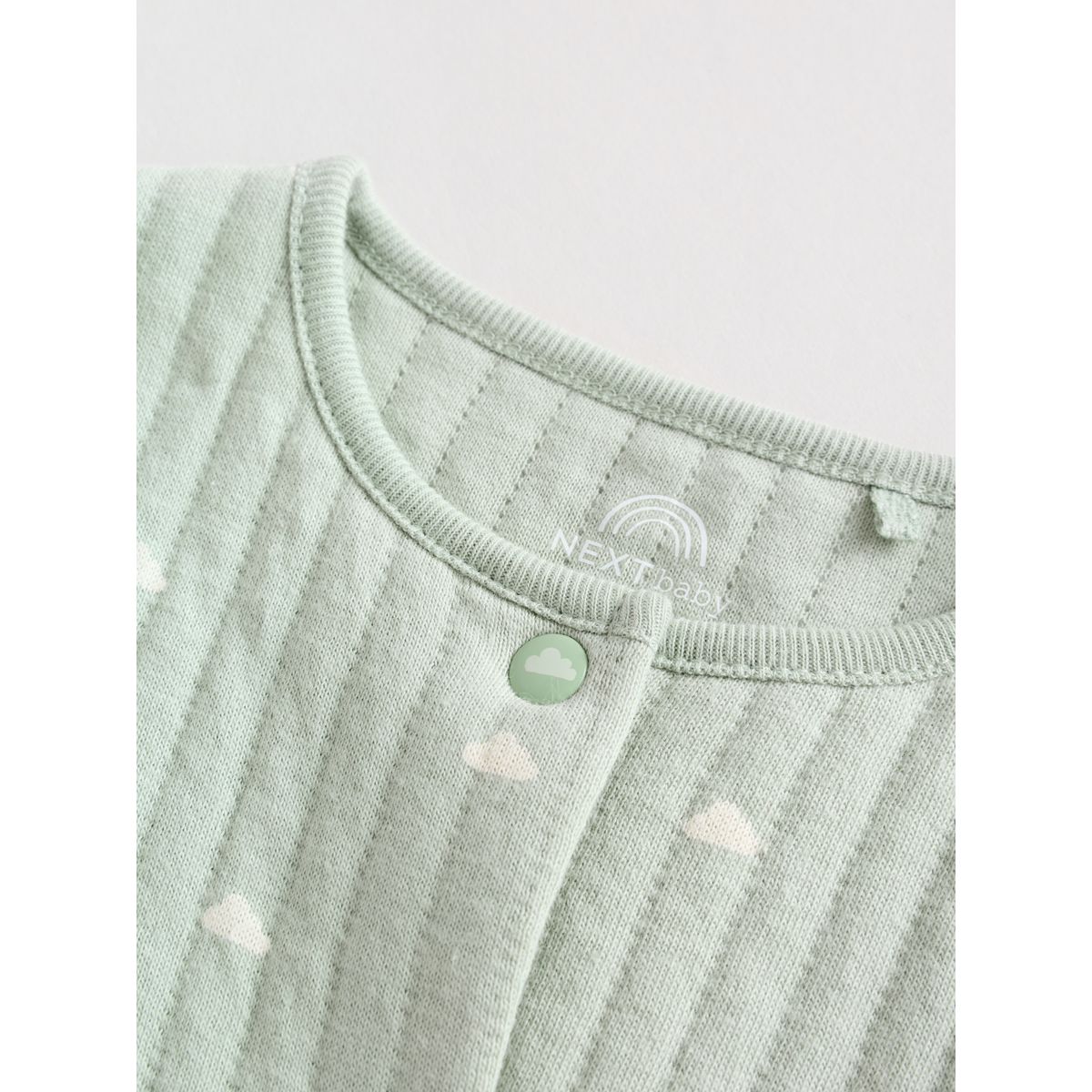 Grenouillère matelassée bébé, lot de 2 vert sauge, NEXT